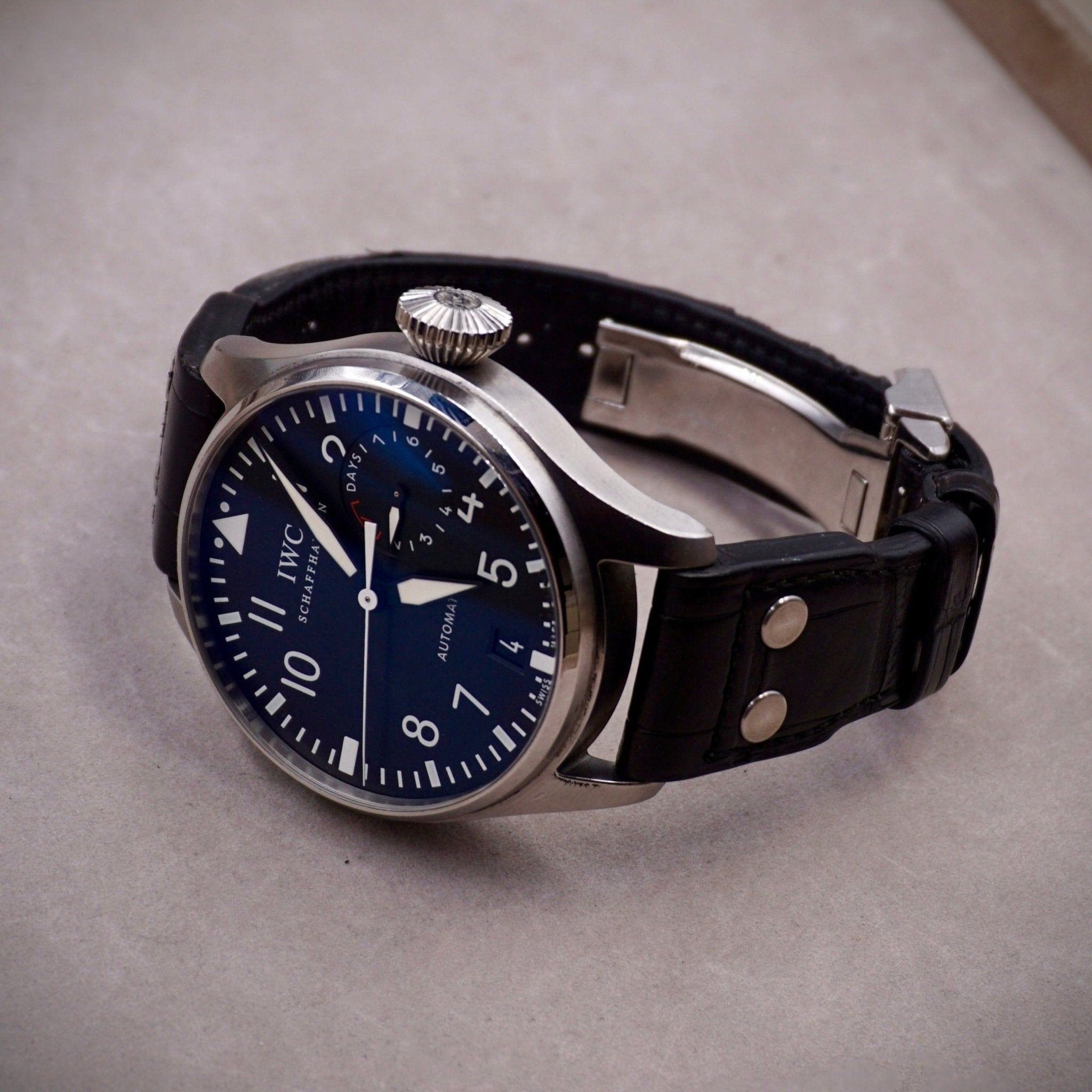 IWC SCHAFFHAUSEN GRAND AVIATEUR AUTOMATIQUE - montre vintage - Contre - Temps Paris