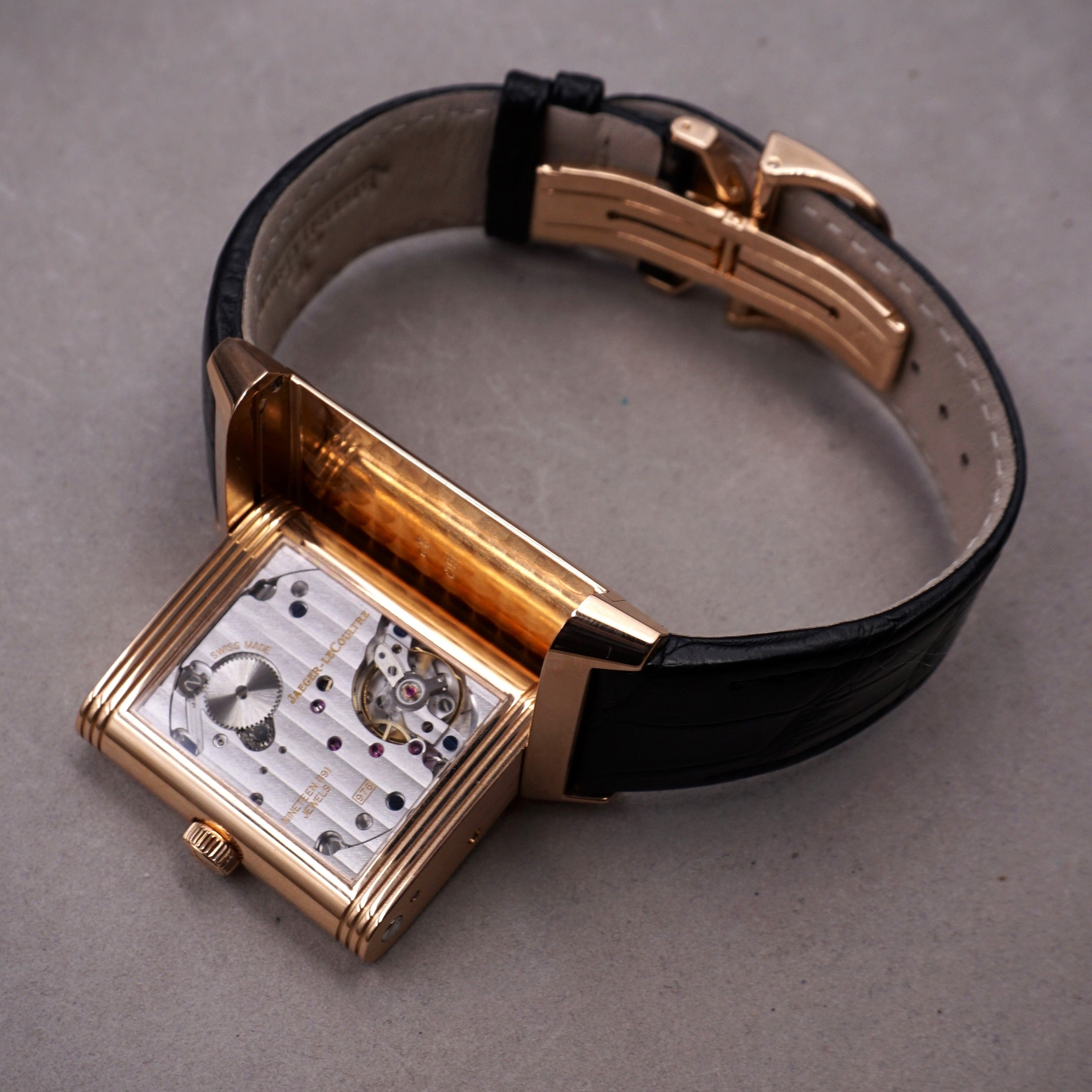 JAEGER-LECOULTRE GRANDE REVERSO OR ROSE 976