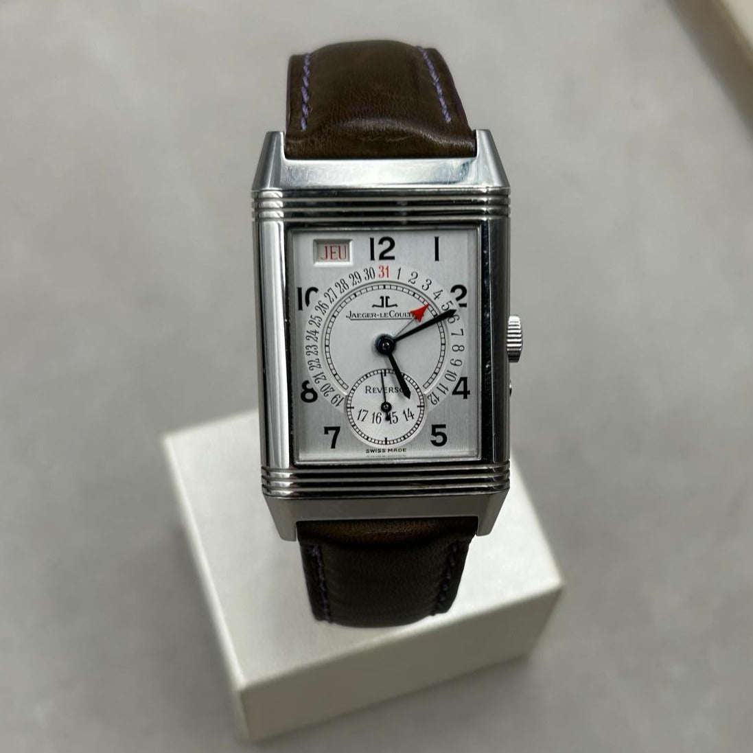 JAEGER-LECOULTRE REVERSO MONOFACE DAYS DATE