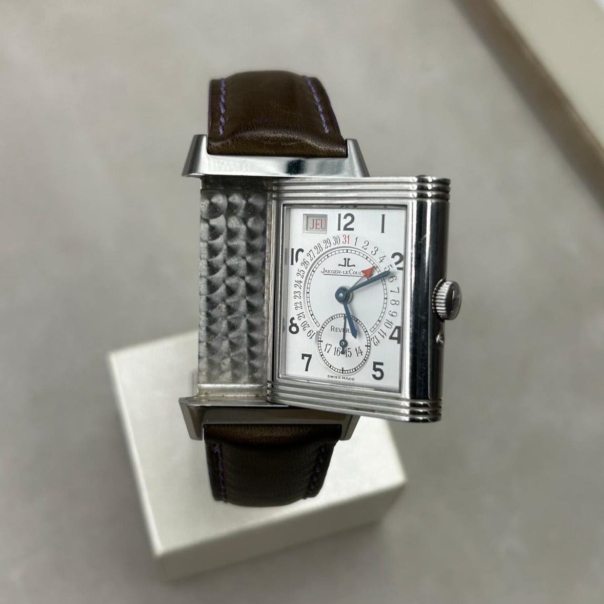 JAEGER-LECOULTRE REVERSO MONOFACE JOURS DATE