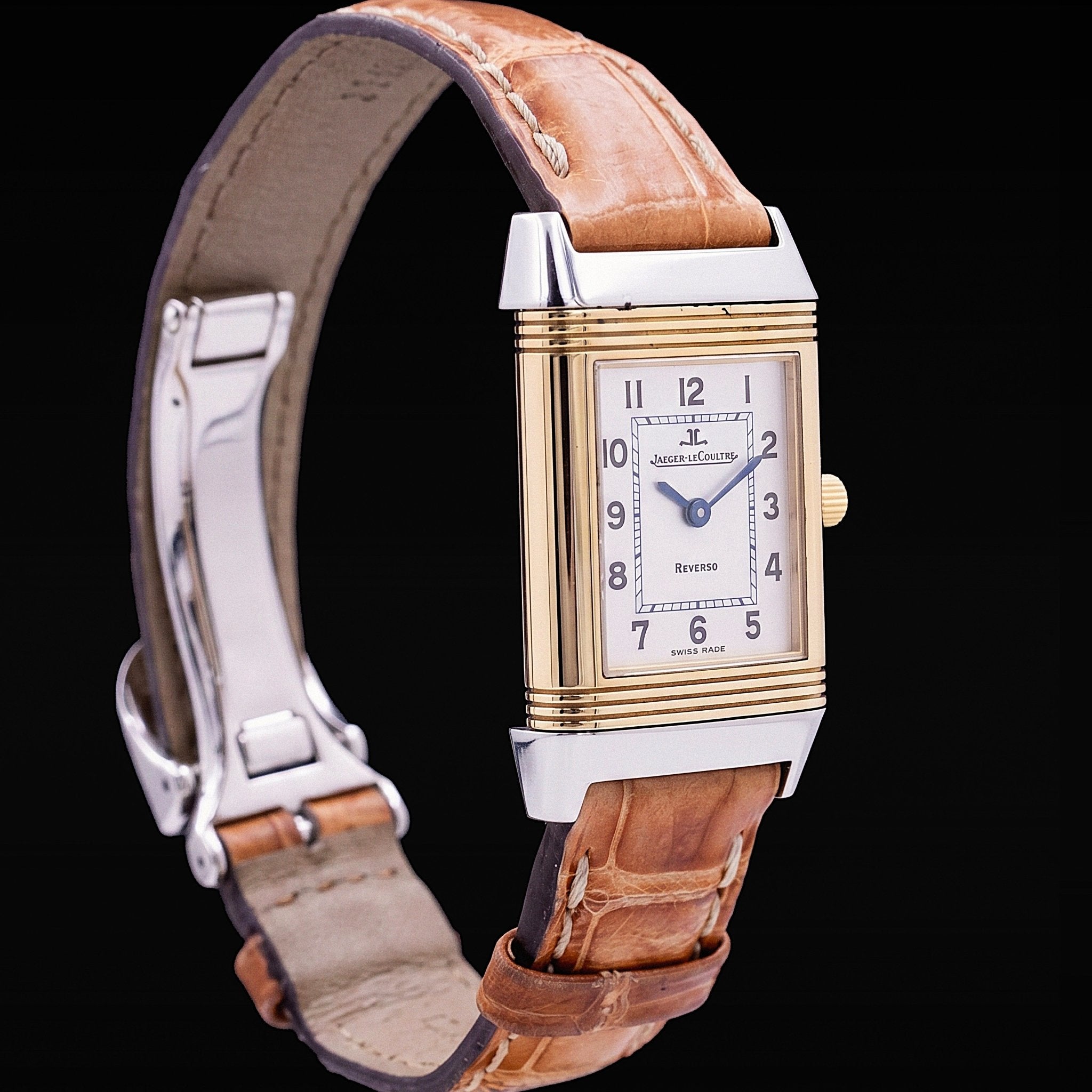 Jaeger-LeCoultre Reverso Lady Or et acier, Ref 260.5.86, années 90 - montre vintage - Contre-Temps Paris