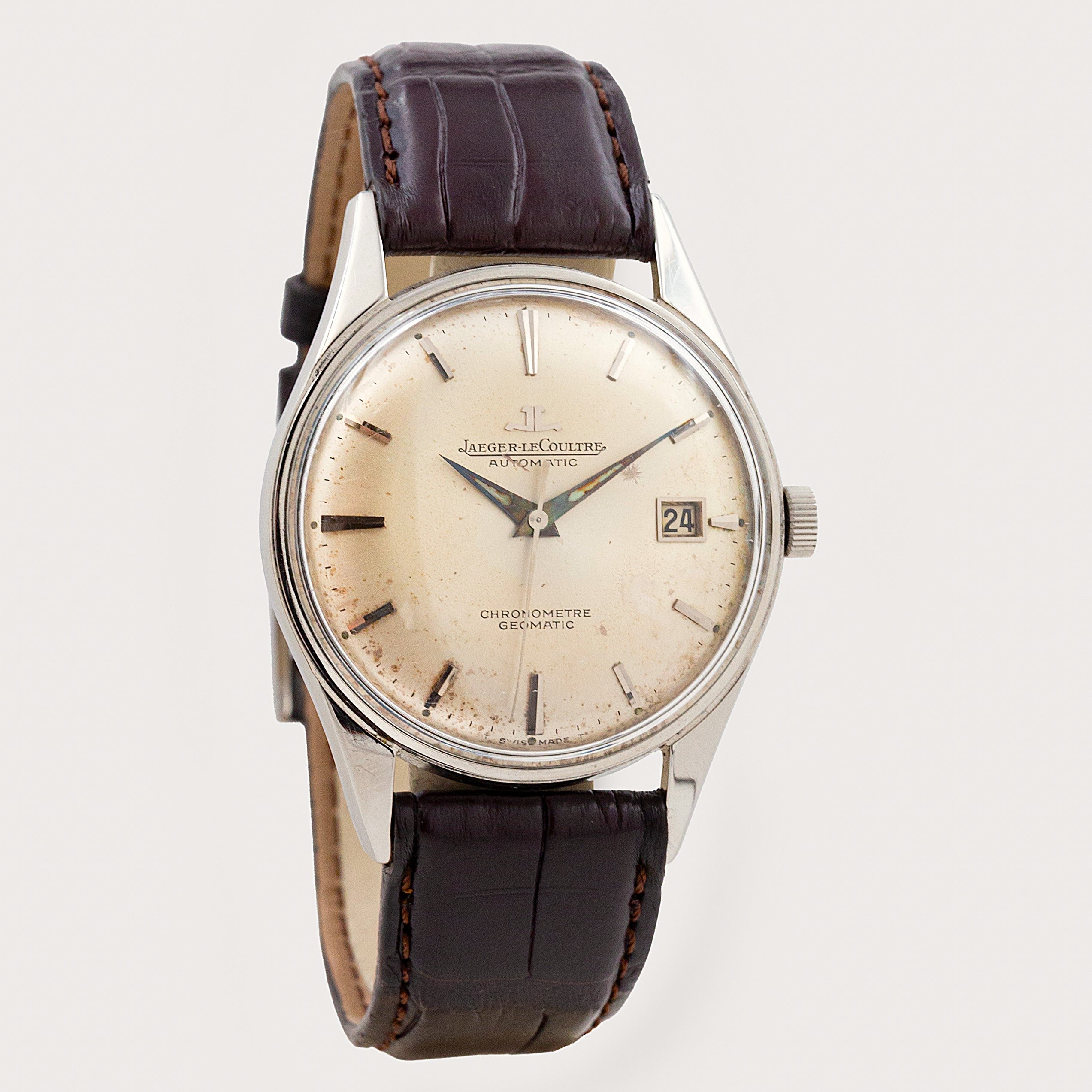 JAEGER-LECOULTRE GEOMATIC STEEL CHRONOMETER