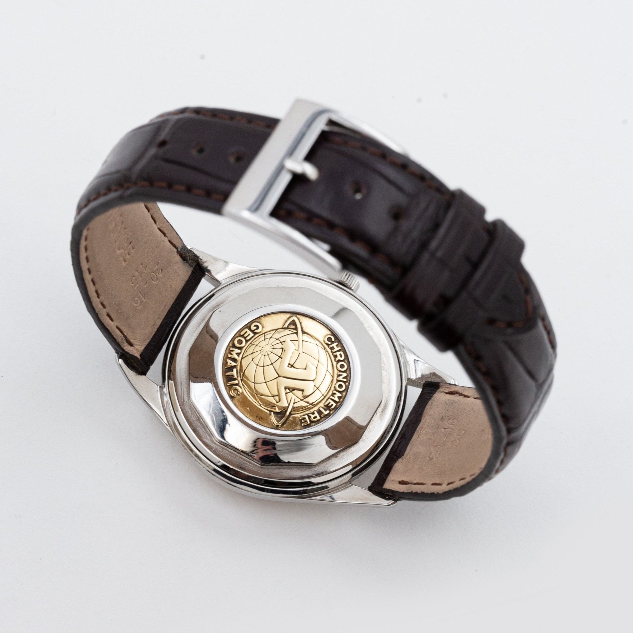 JAEGER - LECOULTRE GEOMATIC CHRONOMETRE ACIER - montre vintage - Contre - Temps Paris