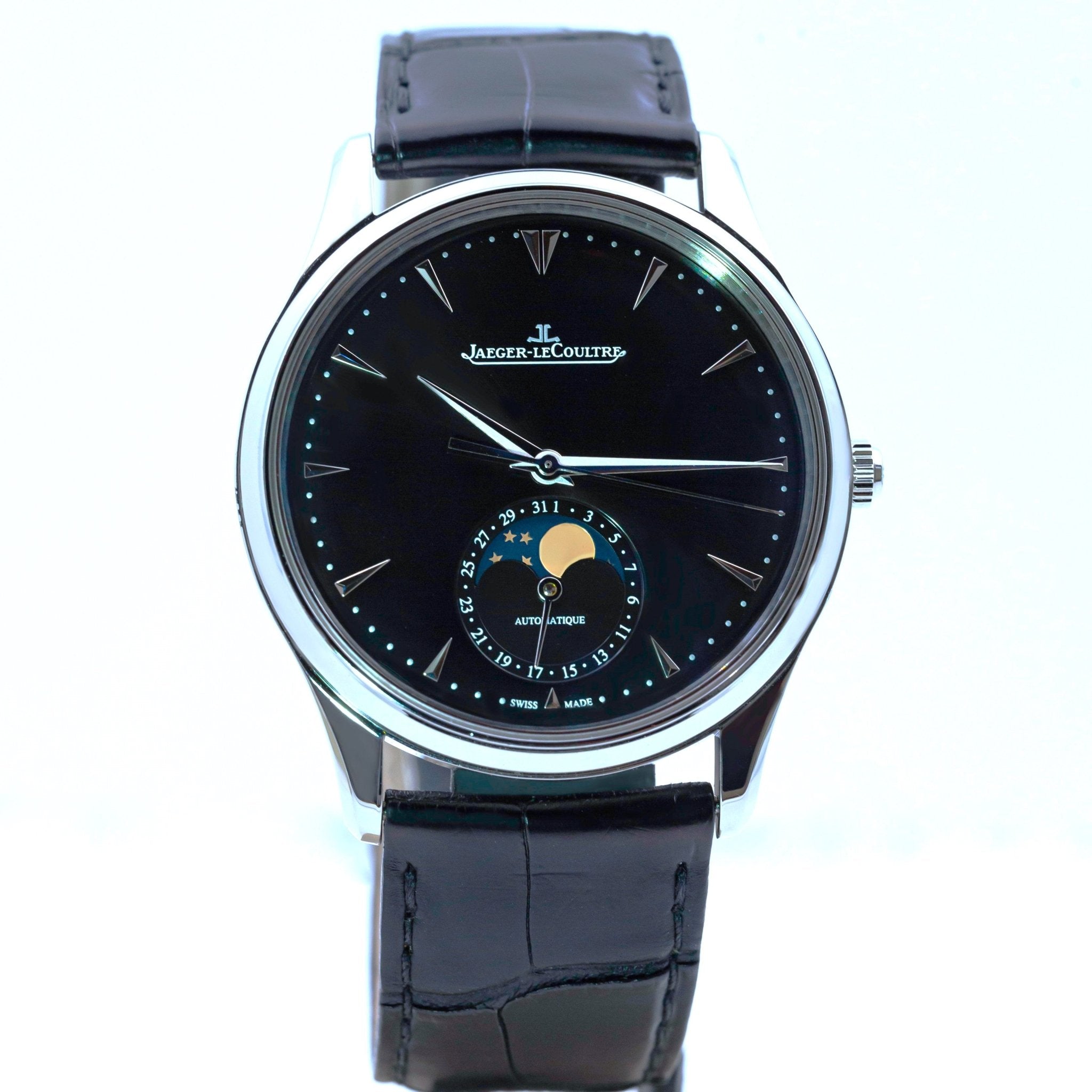 JAEGER - LECOULTRE MASTER ULTRA THIN MOON - montre vintage - Contre - Temps Paris