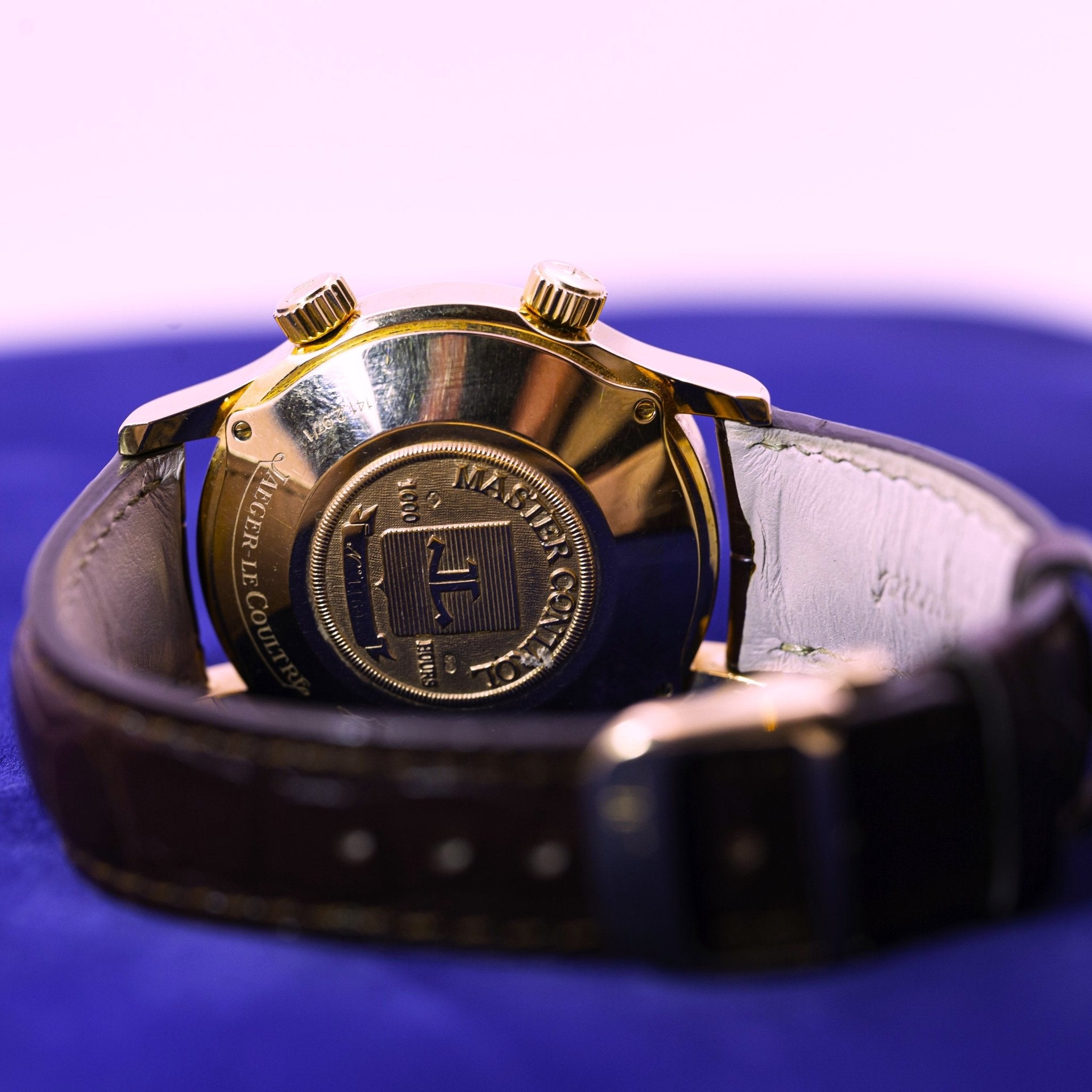 JAEGER - LECOULTRE MEMOVOX REVEIL OR ROSE - montre vintage - Contre - Temps Paris
