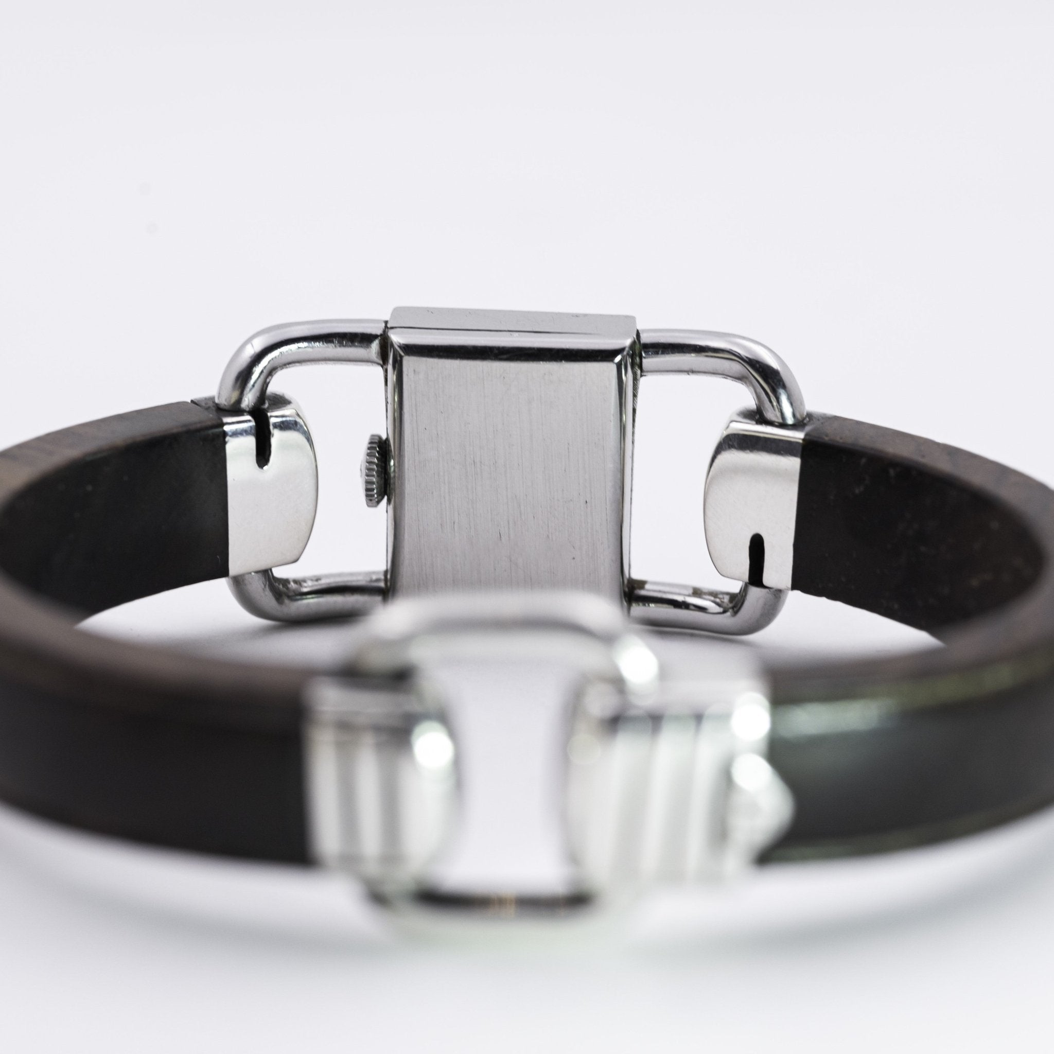 JAEGER - LECOULTRE ETRIER BRACELET BOIS - montre vintage - Contre - Temps Paris