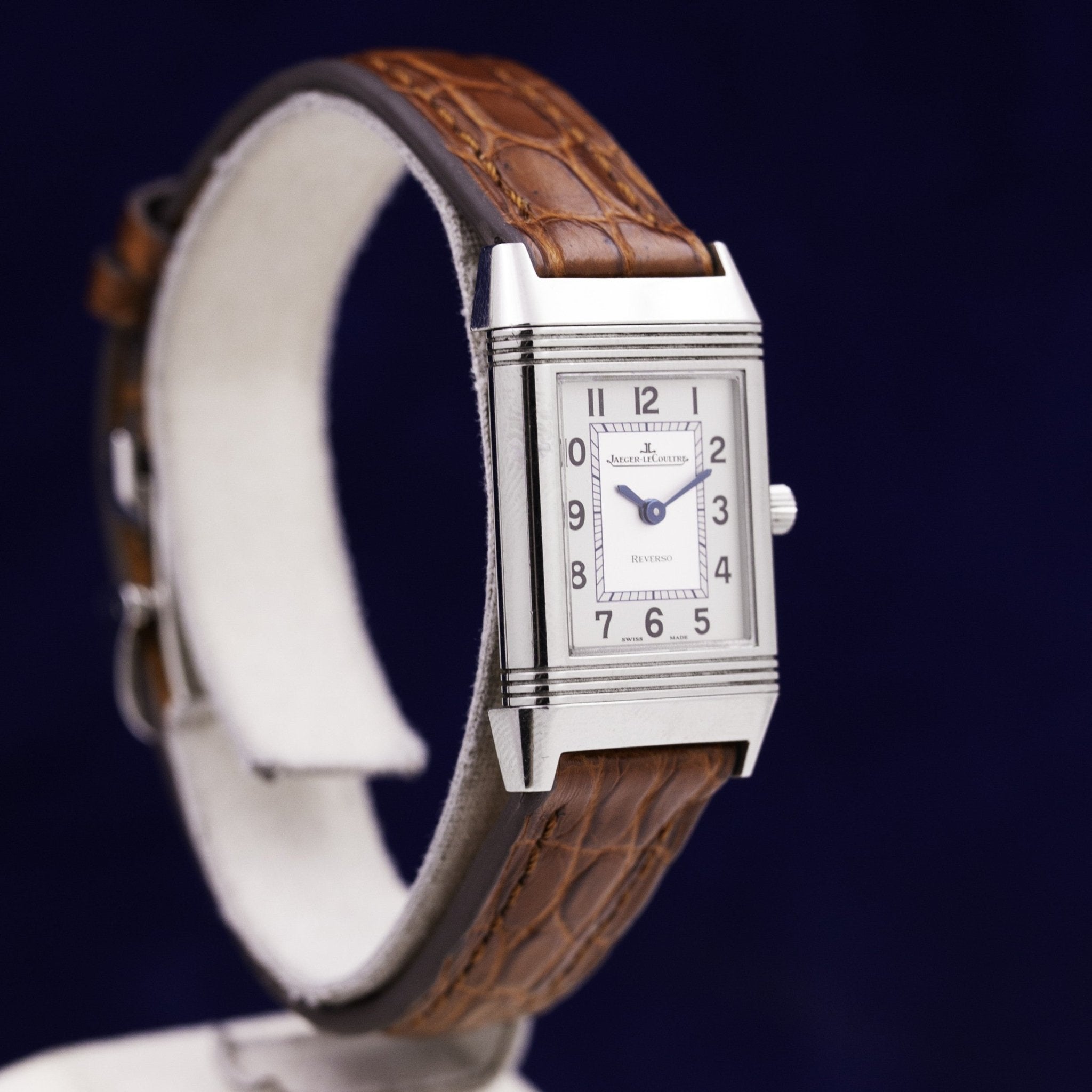 JAEGER - LECOULTRE REVERSO LADY MONOFACE ACIER - montre vintage - Contre - Temps Paris
