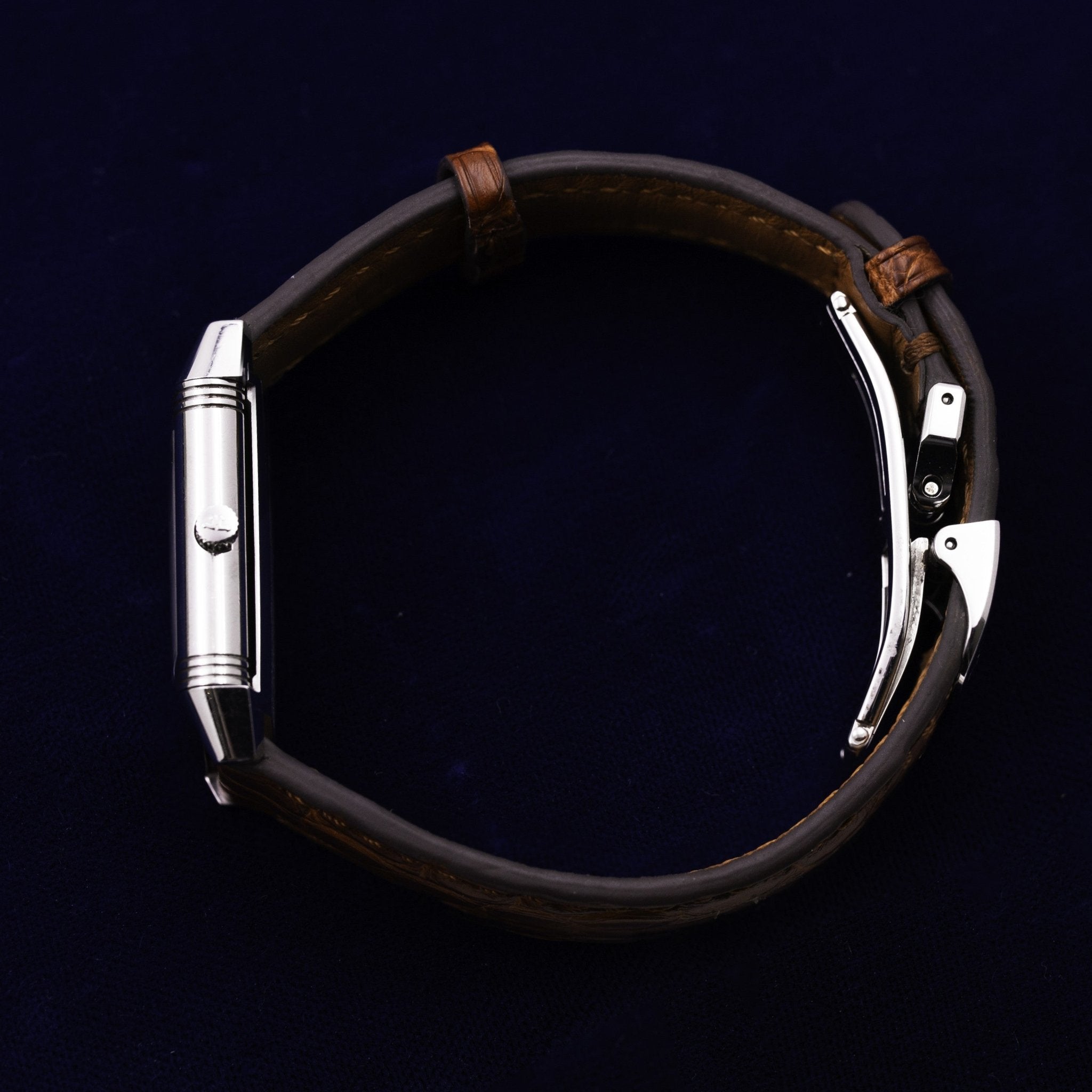 JAEGER - LECOULTRE REVERSO LADY MONOFACE ACIER - montre vintage - Contre - Temps Paris