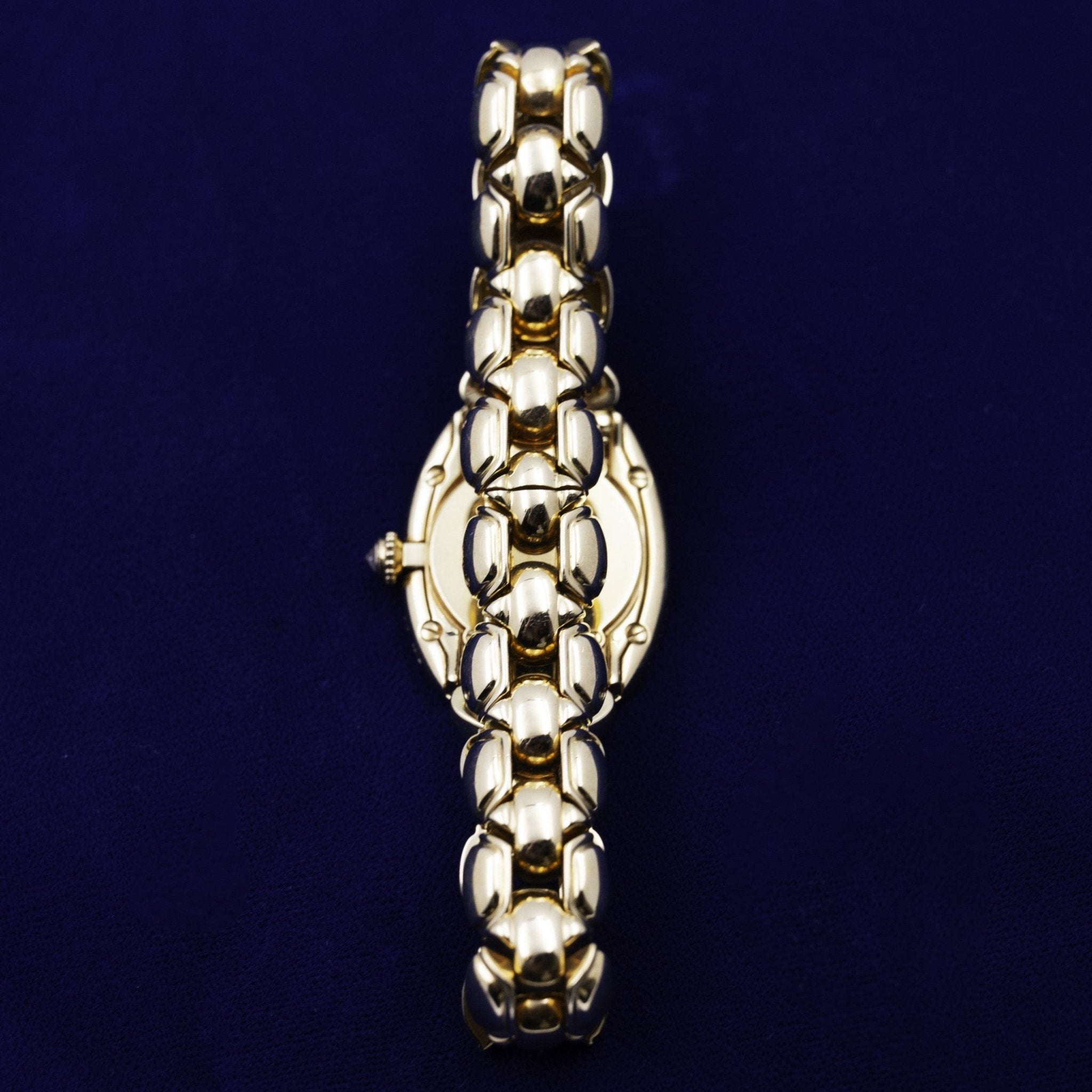 CARTIER BAIGNOIRE OR ET DIAMANTS - montre vintage - Contre - Temps Paris