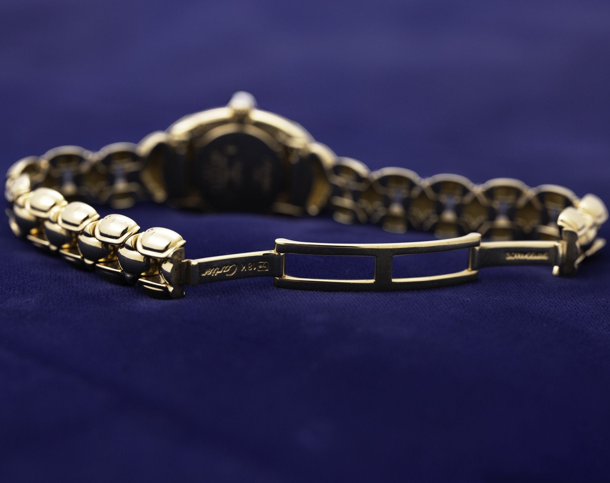 CARTIER BAIGNOIRE OR ET DIAMANTS - montre vintage - Contre - Temps Paris