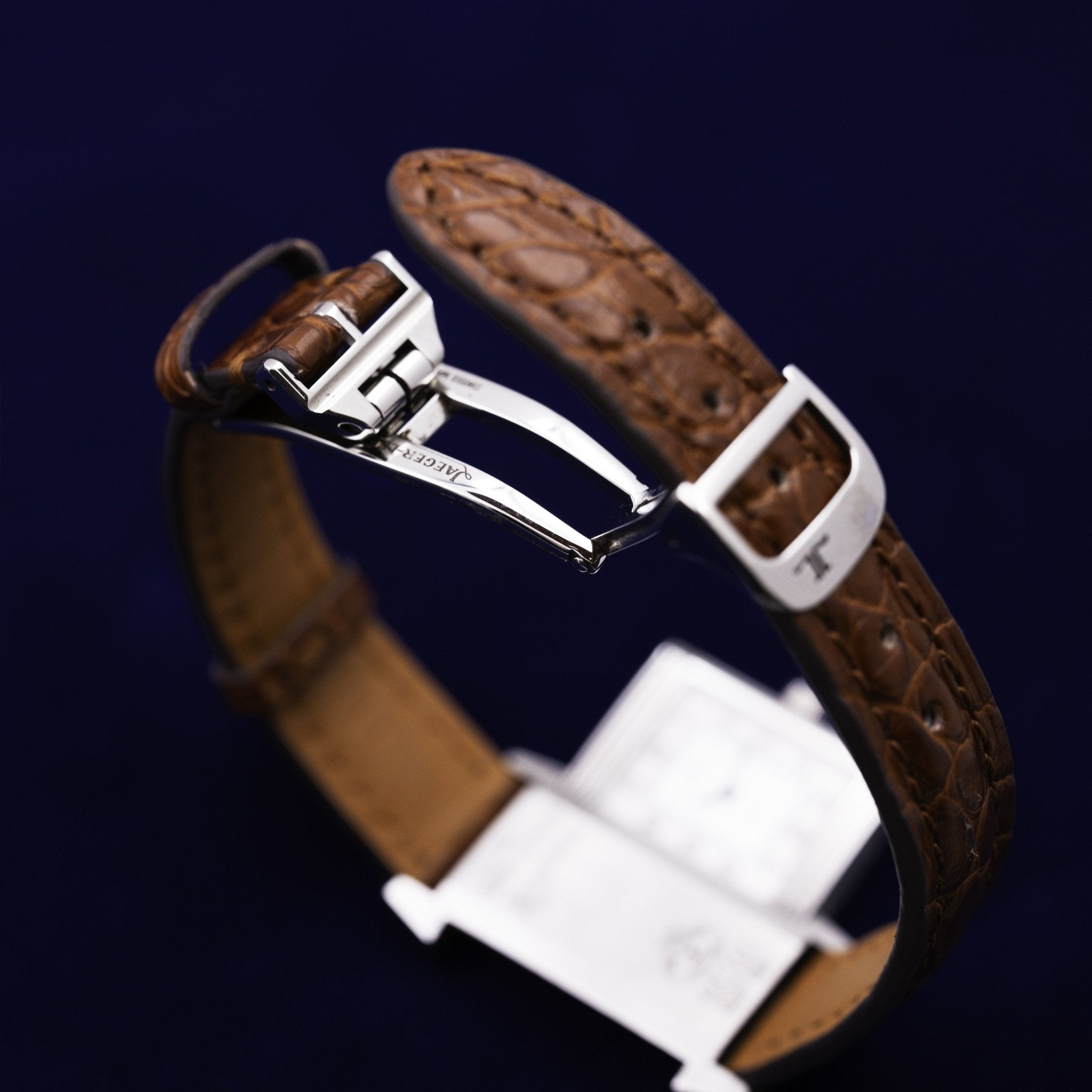 JAEGER - LECOULTRE REVERSO LADY MONOFACE ACIER - montre vintage - Contre - Temps Paris