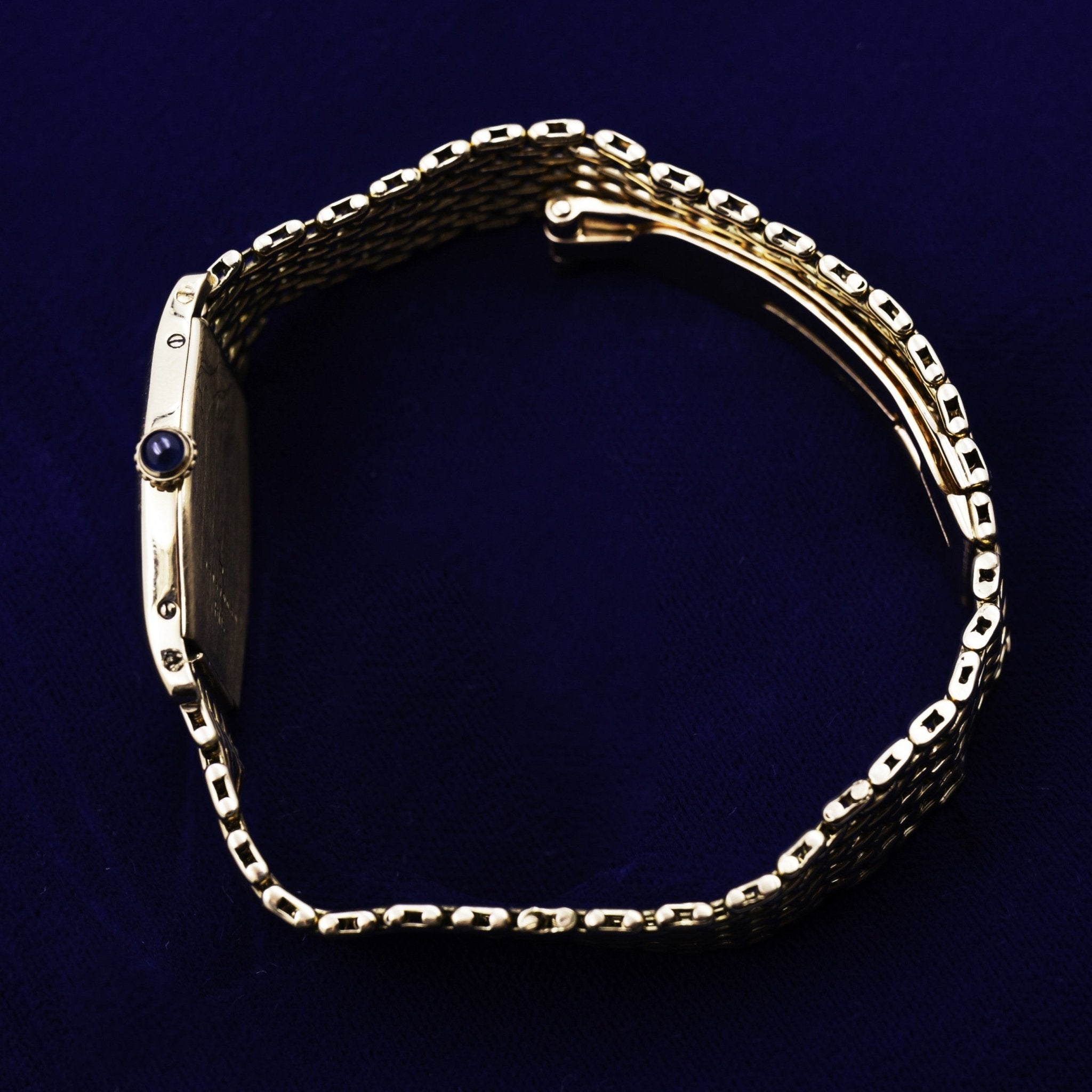 CARTIER TORTUE LADY OR JAUNE - montre vintage - Contre - Temps Paris