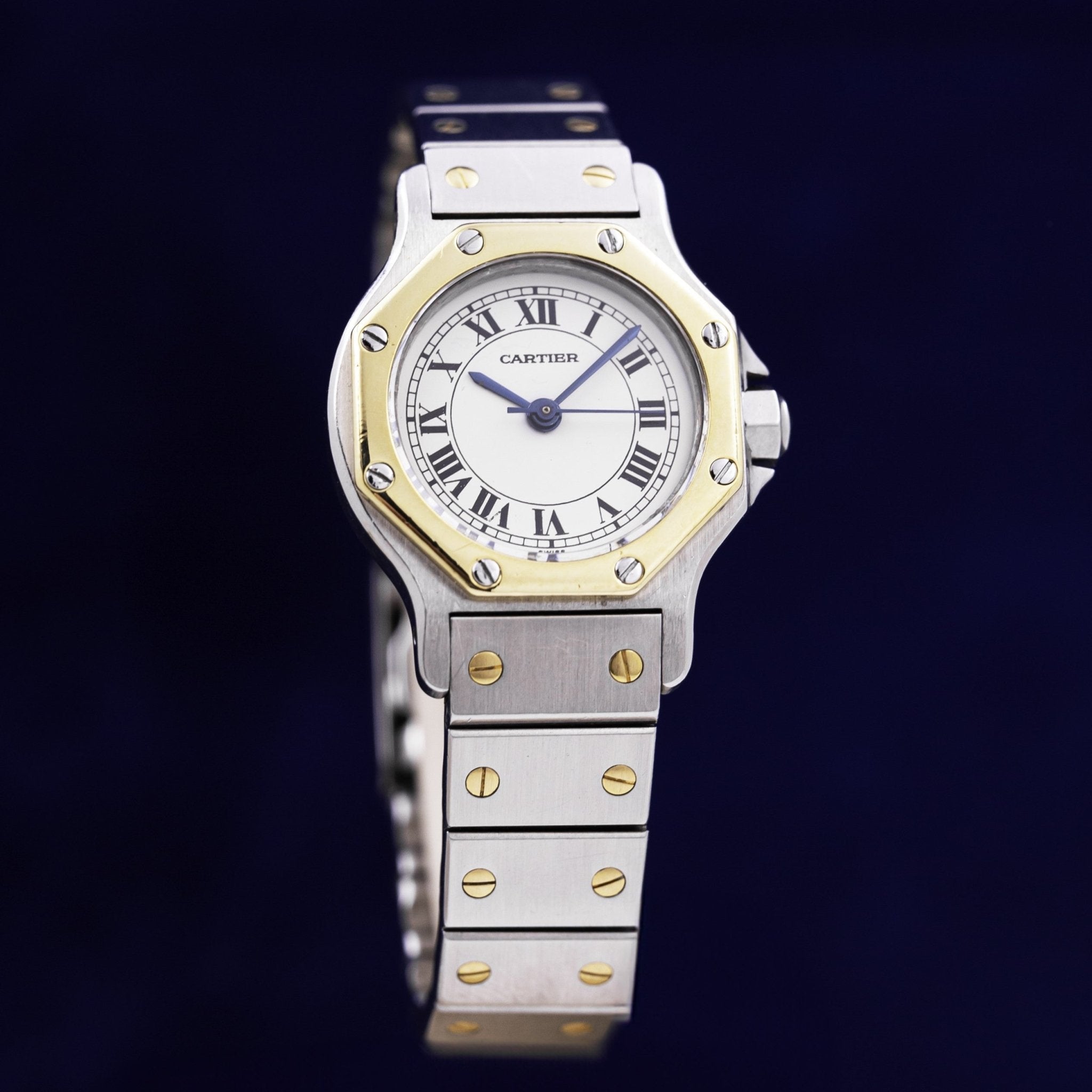 CARTIER SANTOS OCTOGONALE LADY - montre vintage - Contre - Temps Paris