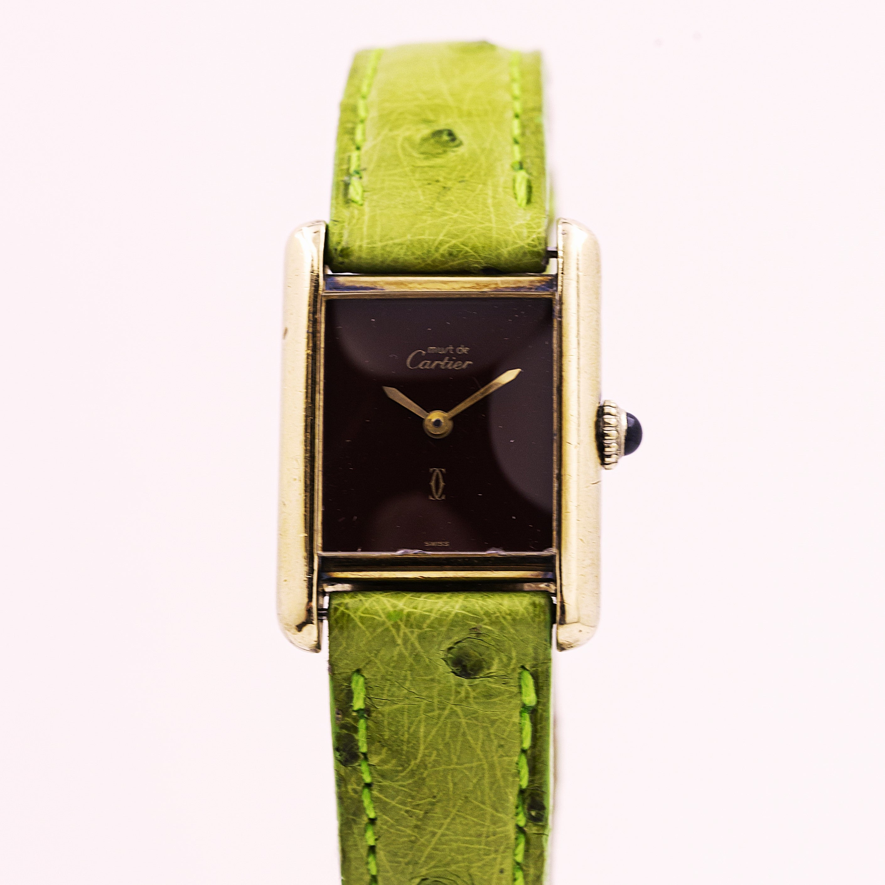 CARTIER TANK MUST LADY BORDEAUX