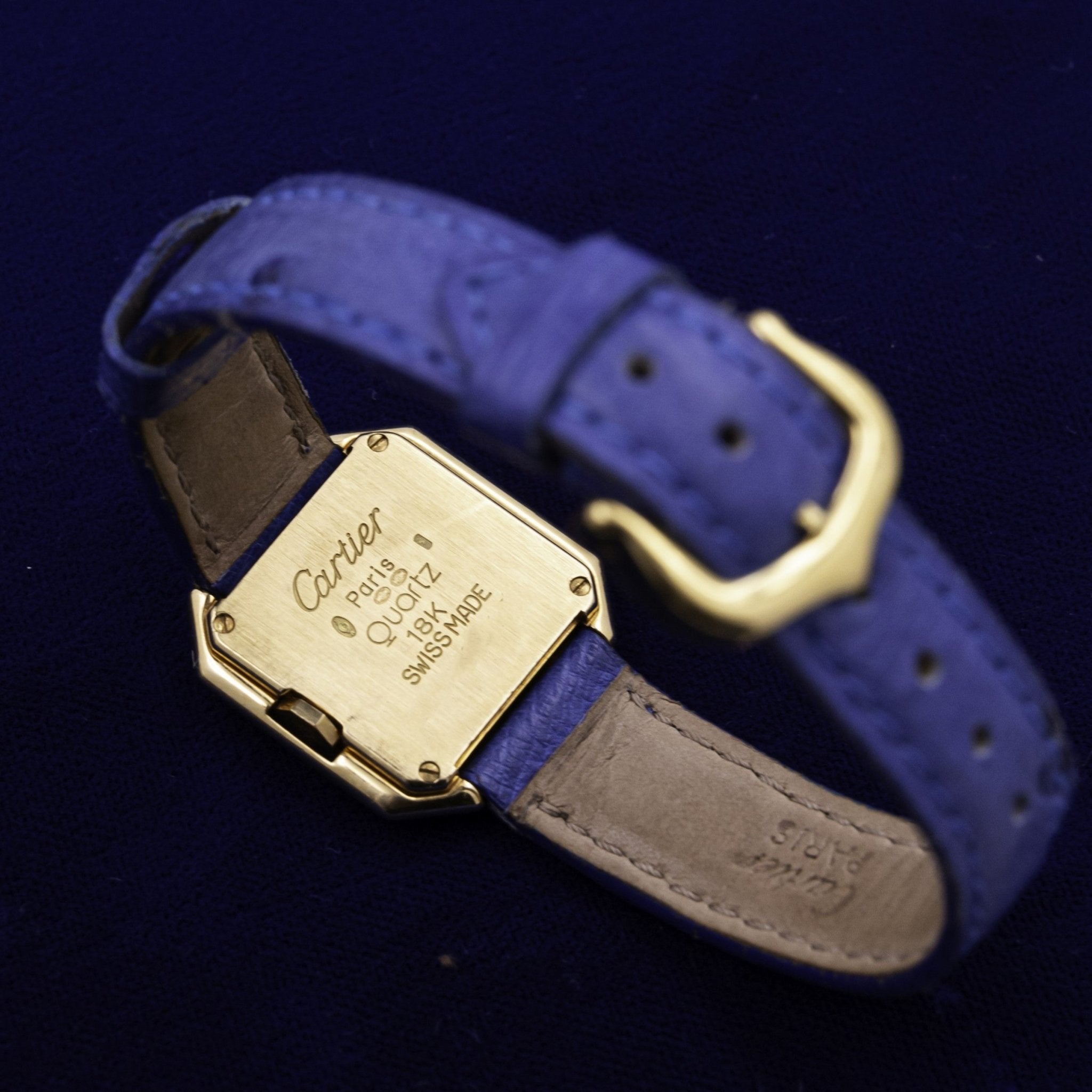 CARTIER CEINTURE FEMME OR - montre vintage - Contre - Temps Paris