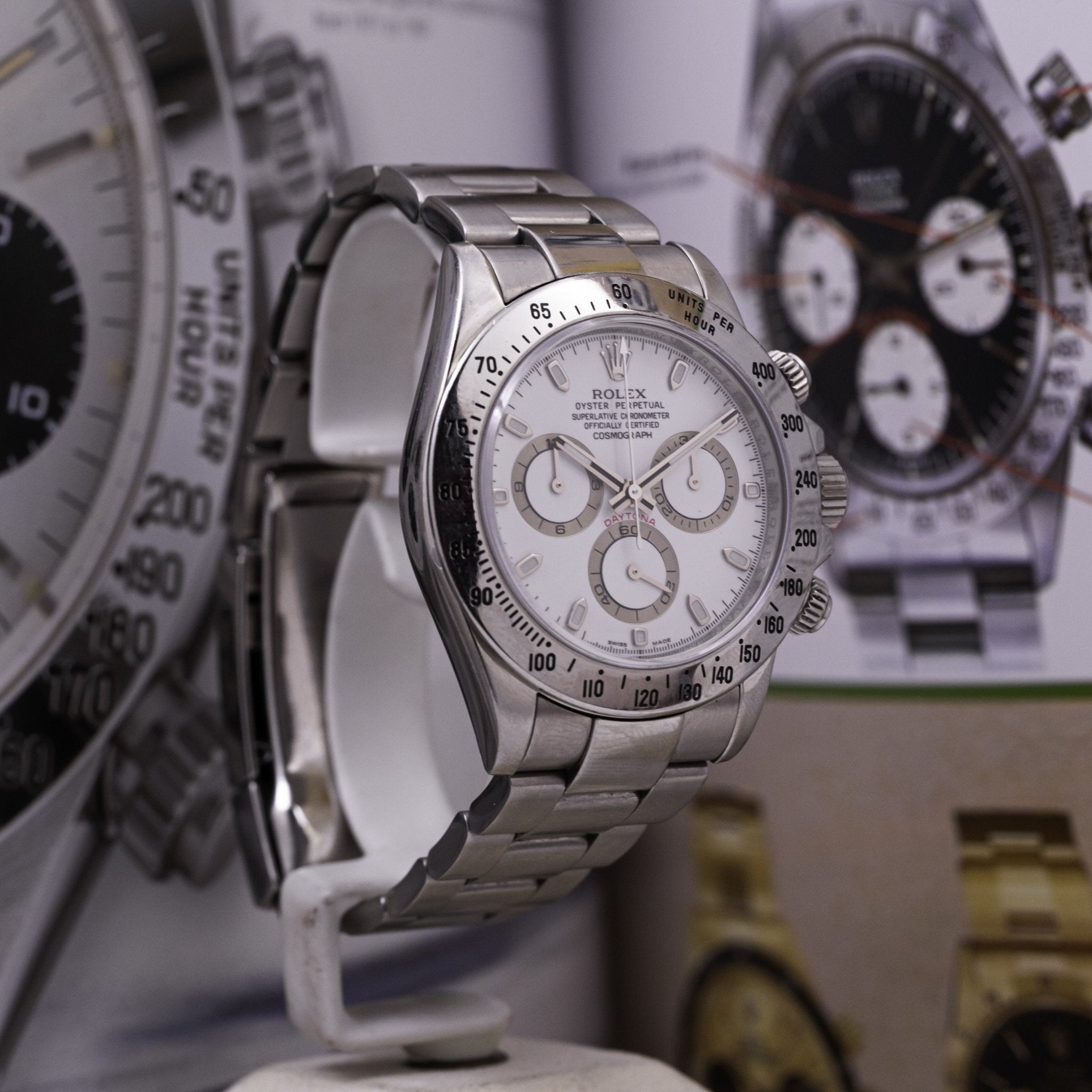 ROLEX COSMOGRAPH DAYTONA ACIER ref 116520 - montre vintage - Contre - Temps Paris