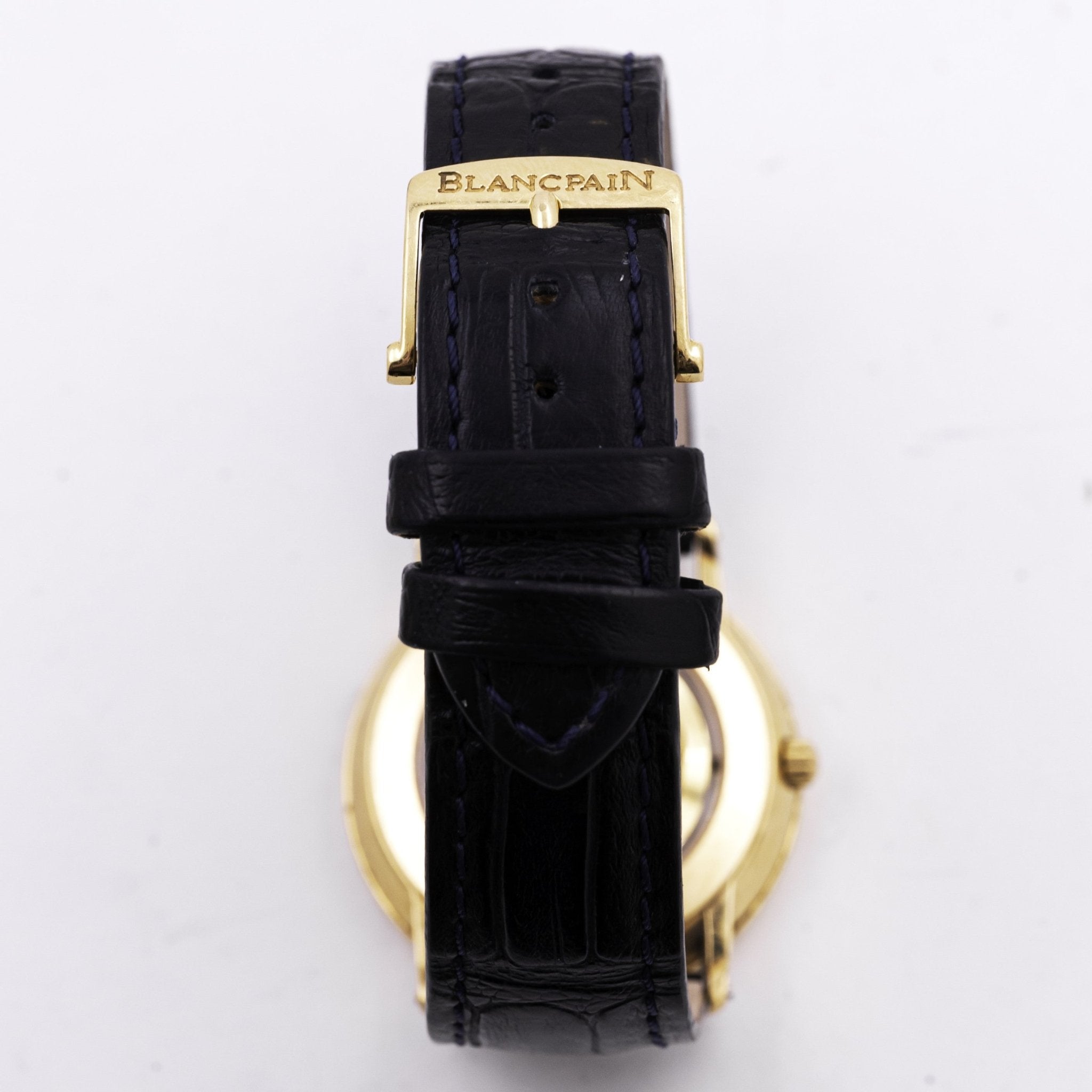 BLANCPAIN VILLERET DATE OR JAUNE - montre vintage - Contre - Temps Paris