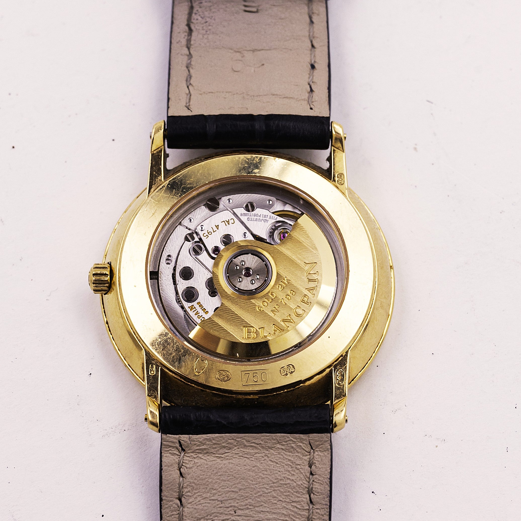 BLANCPAIN VILLERET DATE YELLOW GOLD
