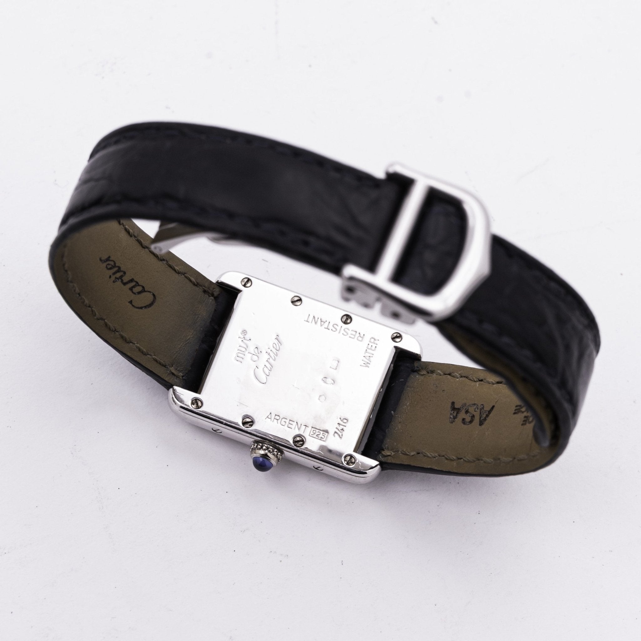 CARTIER TANK MUST LADY ARGENT - montre vintage - Contre - Temps Paris