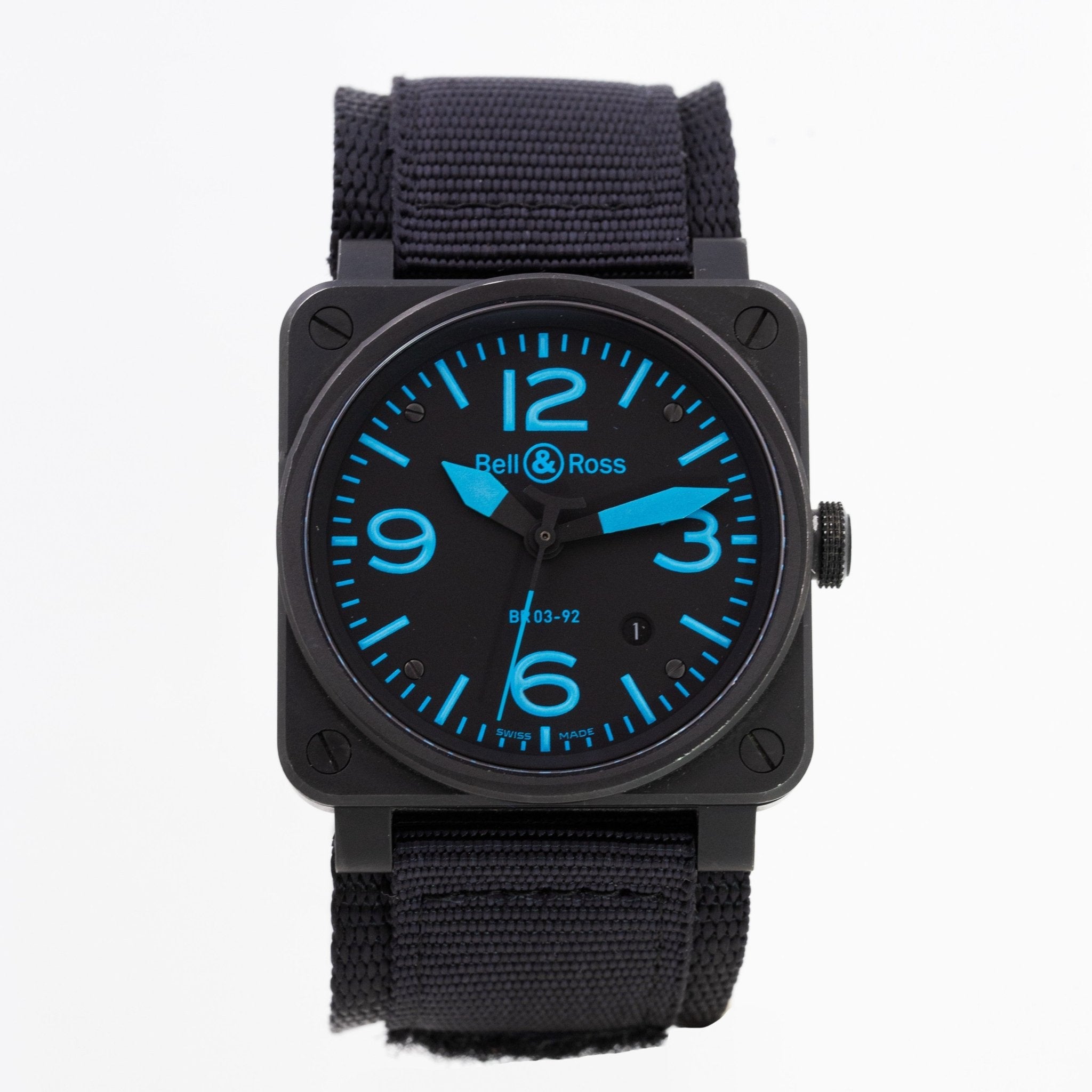 BELL & ROSS BR 03 - 92 - montre vintage - Contre - Temps Paris