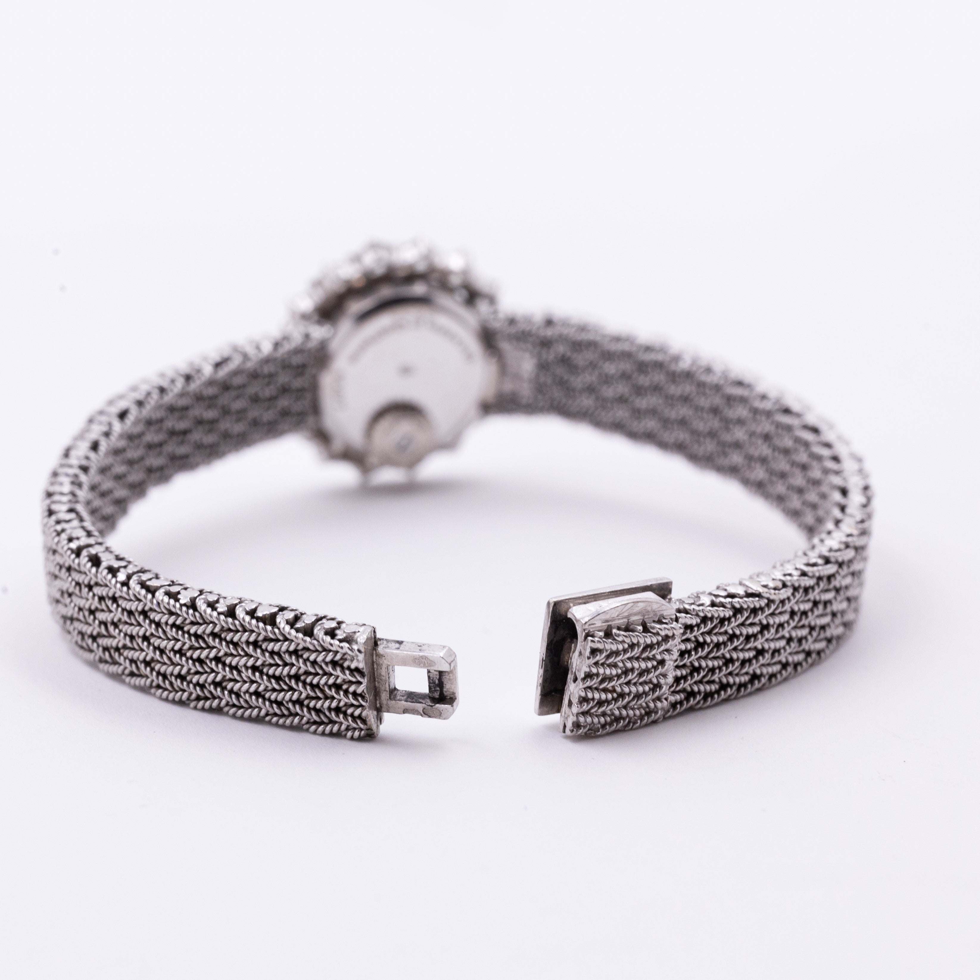 CHAUMET/VACHERON CONSTANTIN WHITE GOLD JEWELRY WATCH