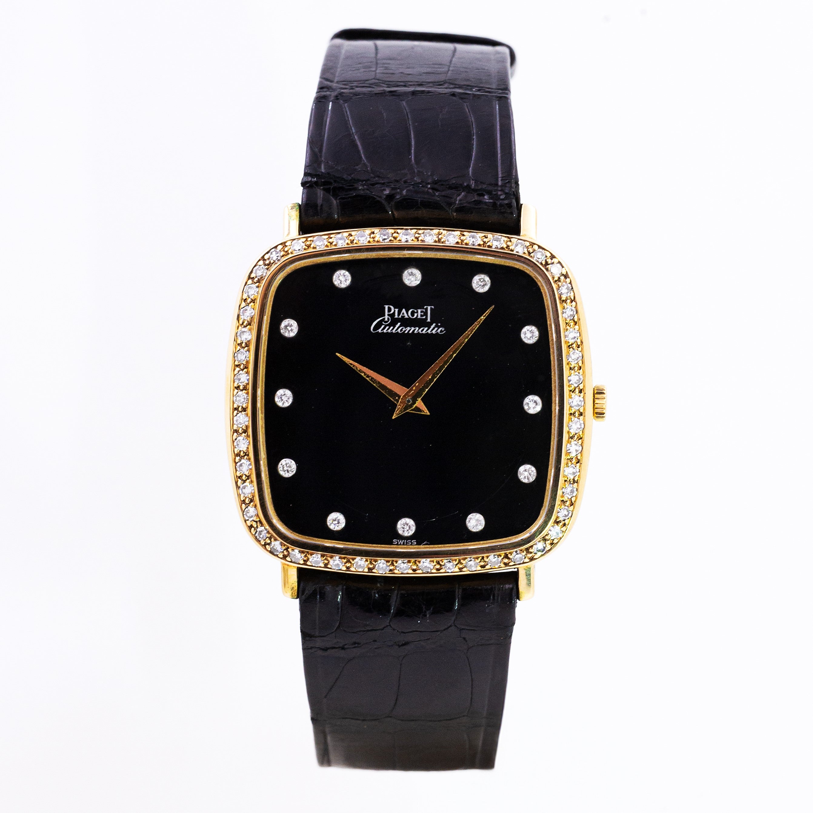 PIAGET COUSSIN OR ET DIAMANTS CADRAN ONYX