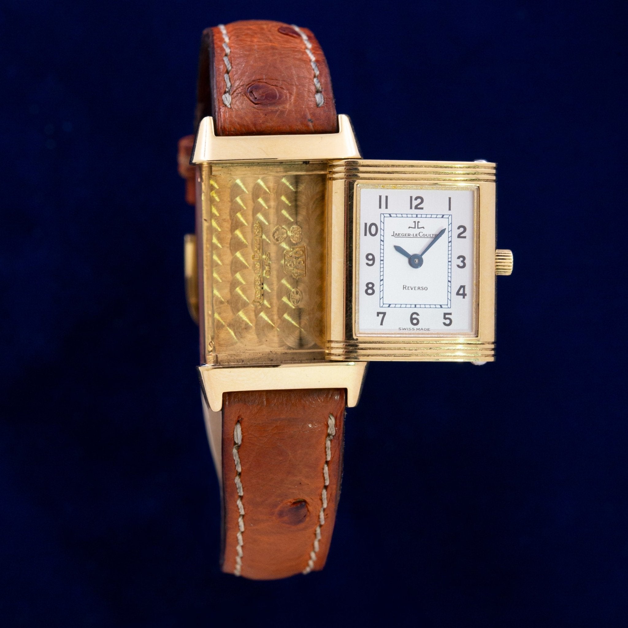 JAEGER-LECOULTRE REVERSO LADY MONOFACE OR - montre vintage - Contre-Temps Paris