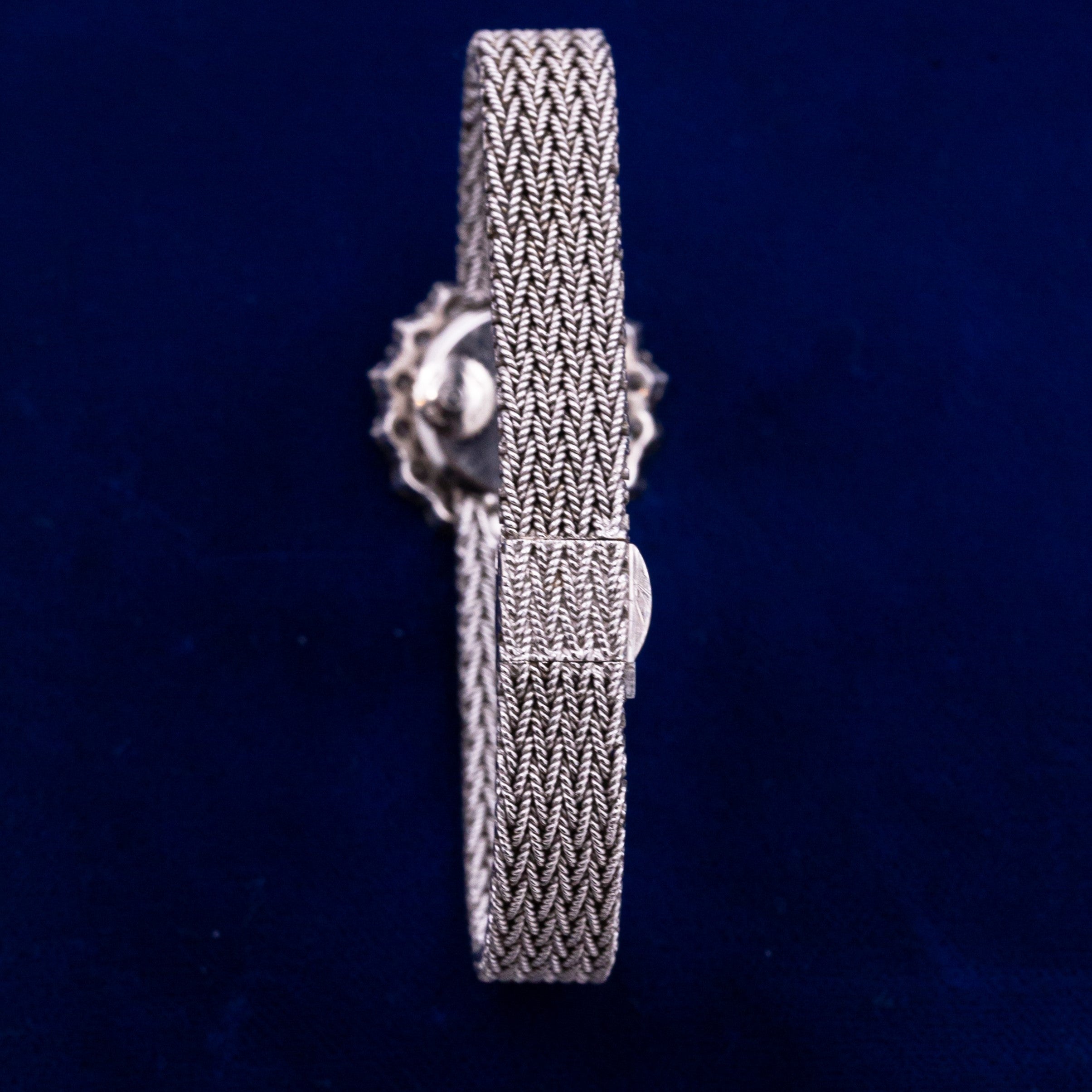 CHAUMET/VACHERON CONSTANTIN WHITE GOLD JEWELRY WATCH