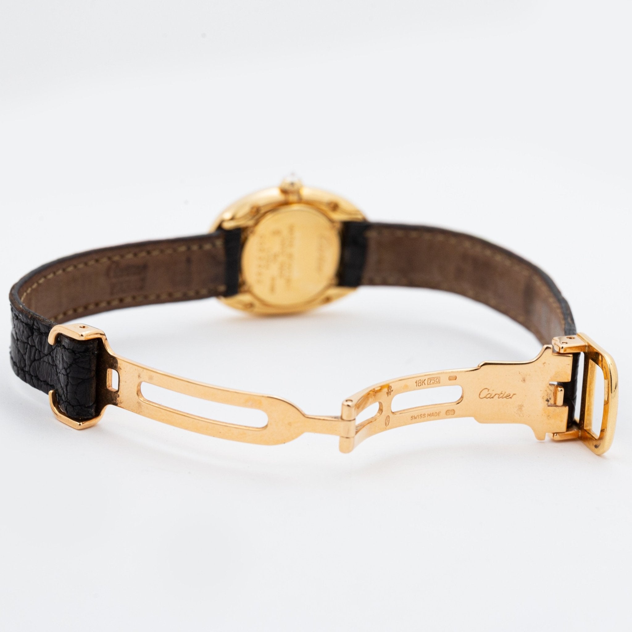 CARTIER BAIGNOIRE CLASSIQUE CHIFFRES ARABES - montre vintage - Contre - Temps Paris