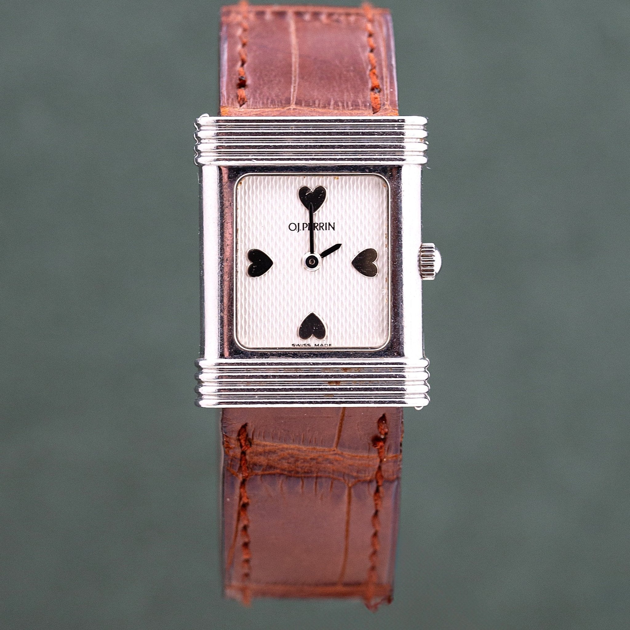 O.J. PERRIN STEEL LADY - montre vintage - Contre - Temps Paris