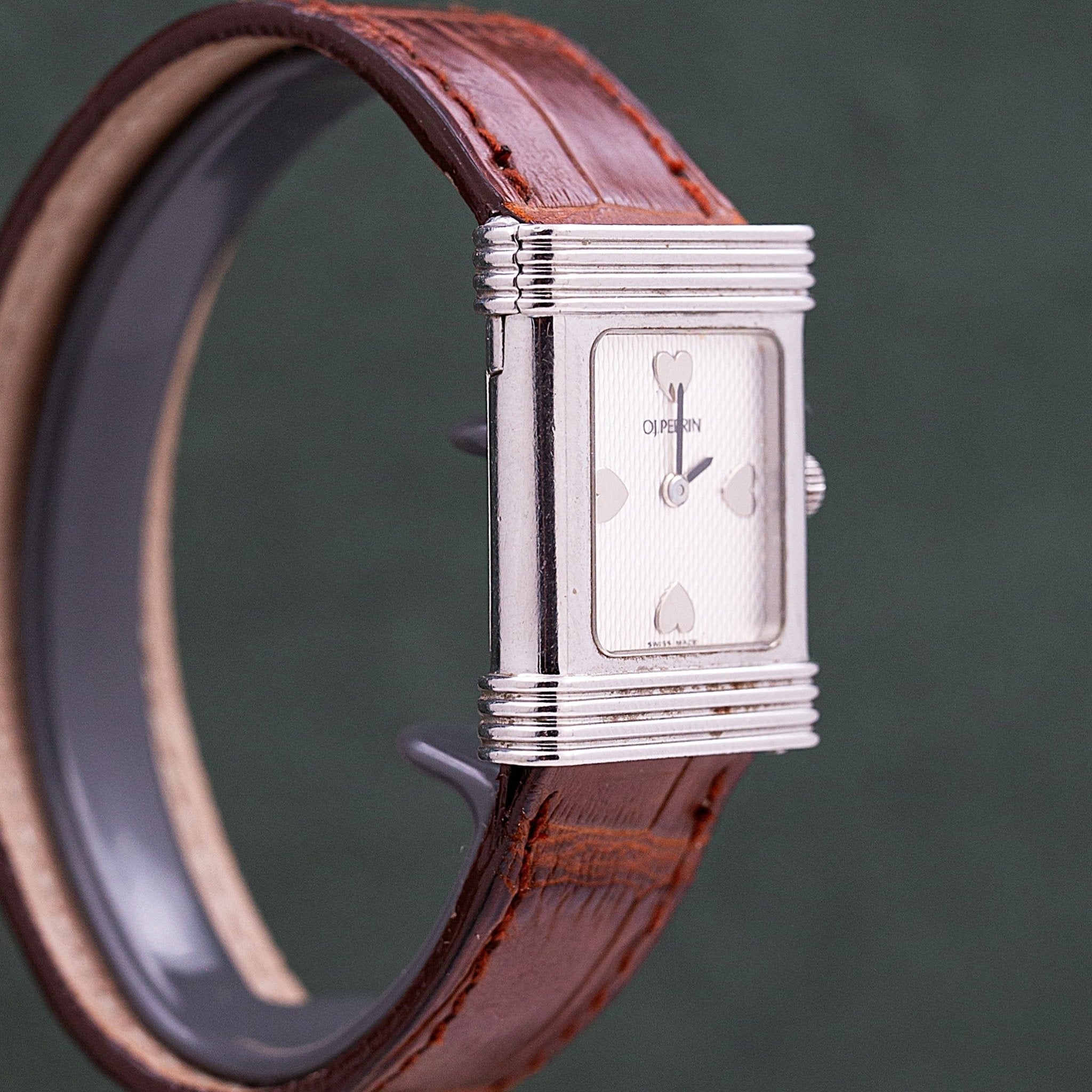 O.J. PERRIN STEEL LADY - montre vintage - Contre - Temps Paris