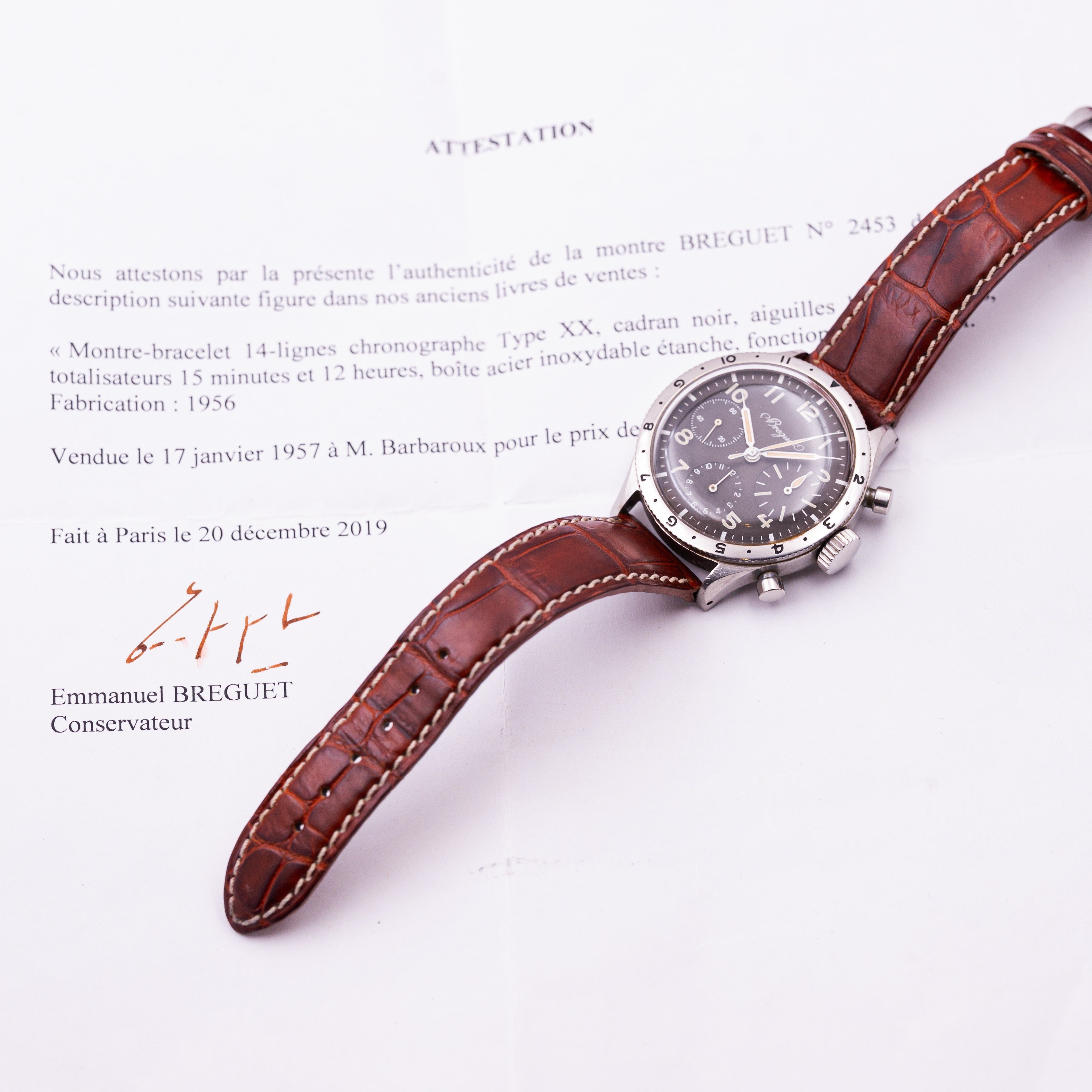 BREGUET CHRONOGRAPH TYPE XX 3 FLY BACK COUNTERS
