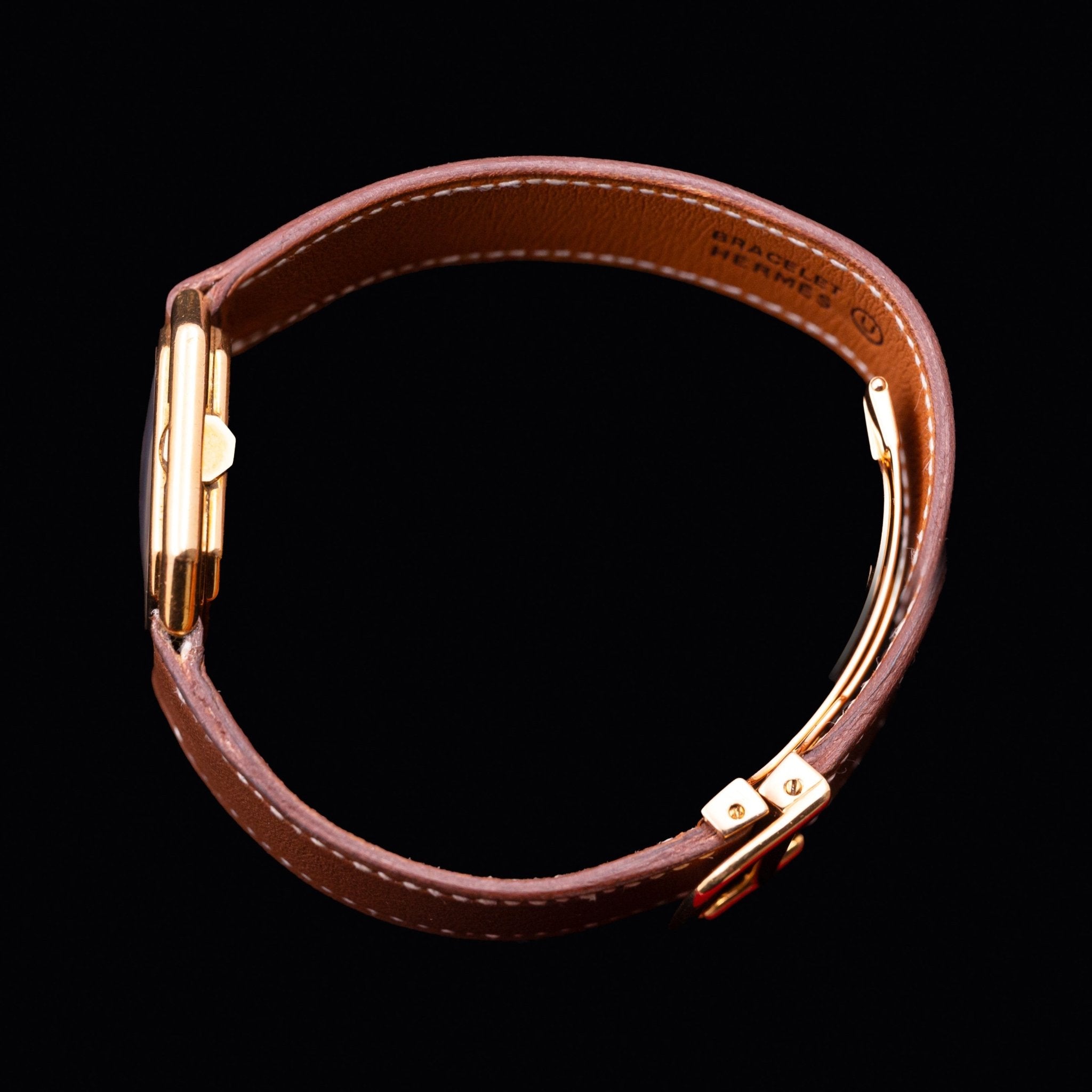 CARTIER CEINTURE OR HOMME - montre vintage - Contre - Temps Paris