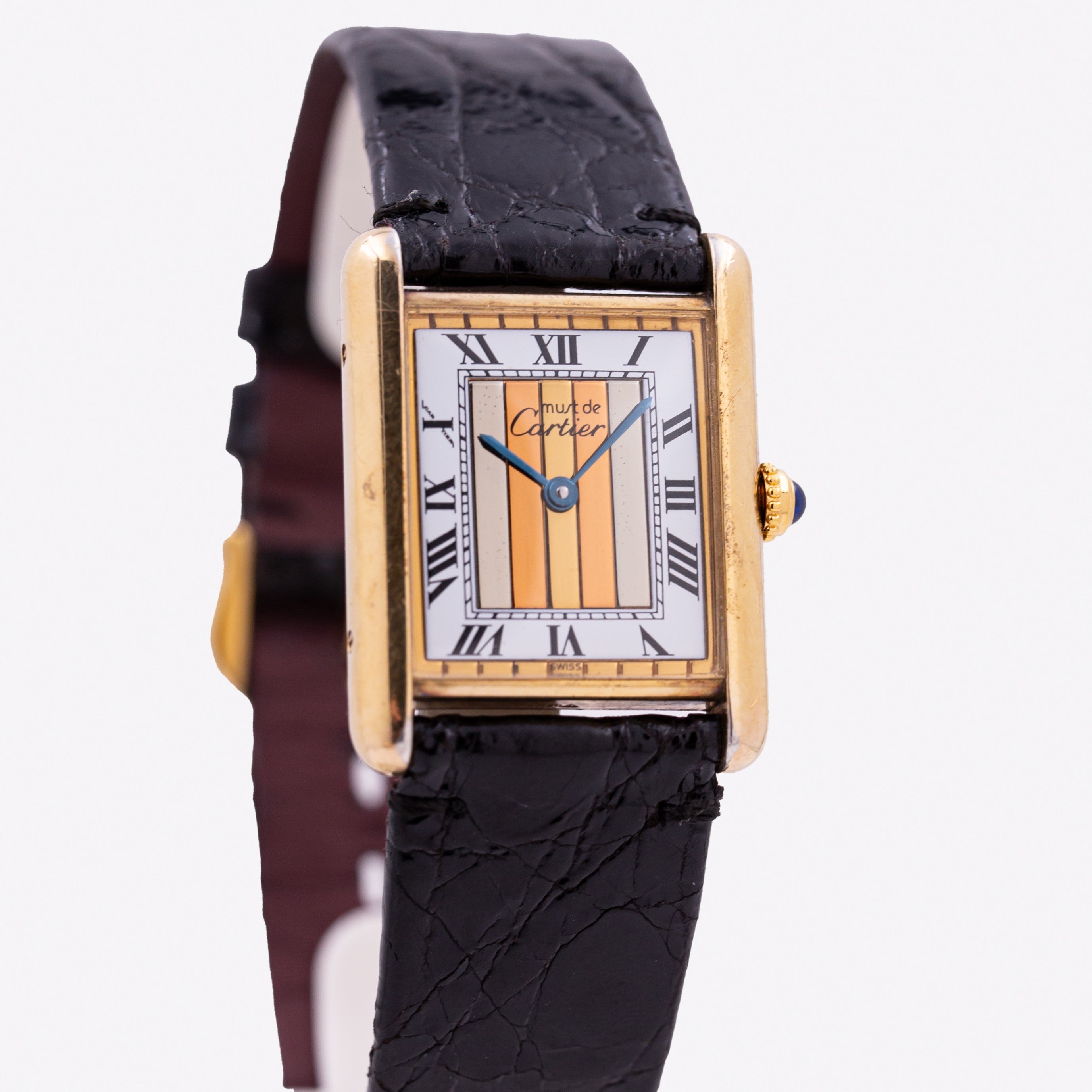 CARTIER TANK MUST MEN GREEN DIAL