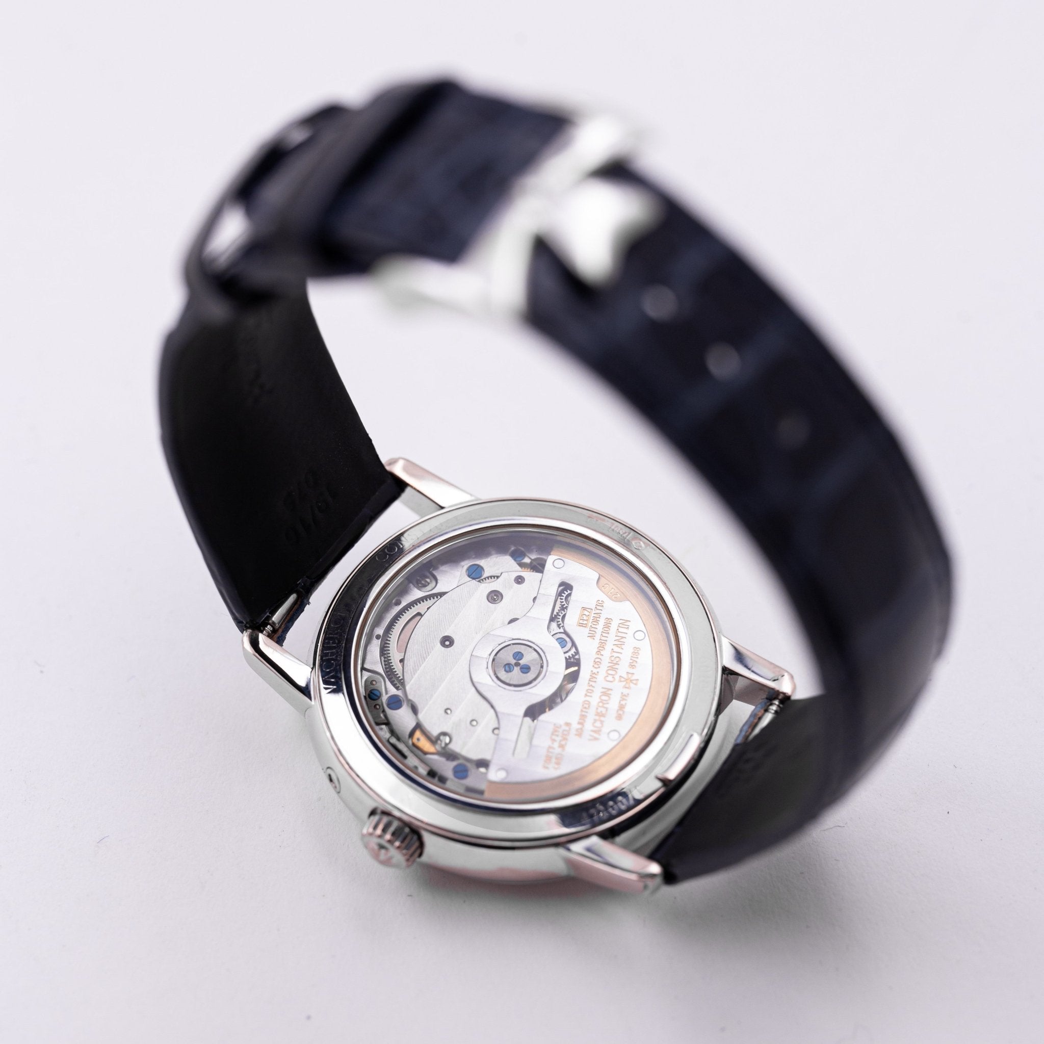 VACHERON CONSTANTIN PATRIMONY RESERVE DE MARCHE OR BLANC - montre vintage - Contre - Temps Paris