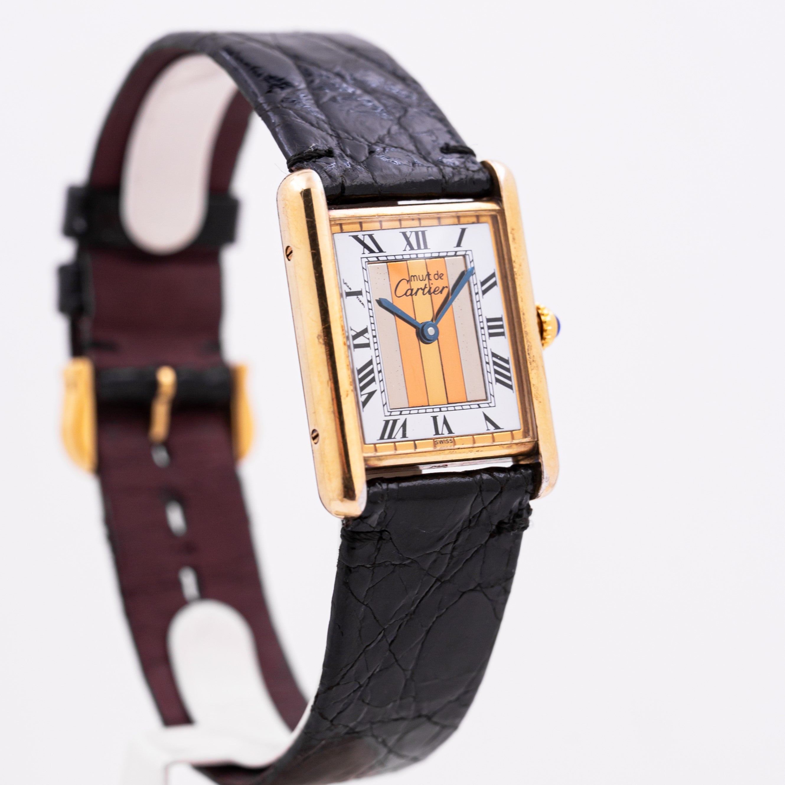 CARTIER TANK MUST MEN GREEN DIAL