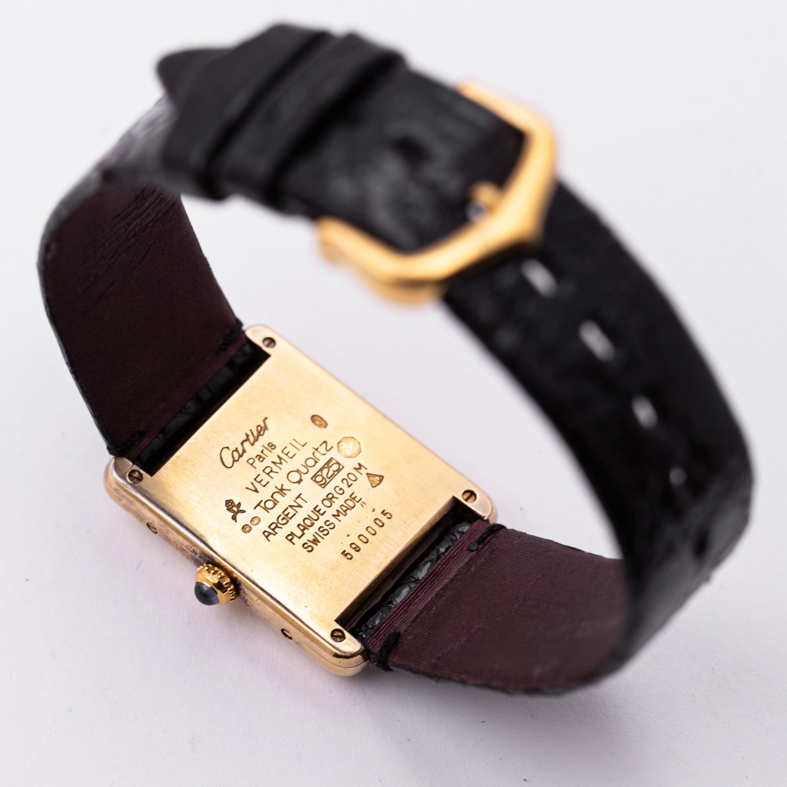 CARTIER TANK MUST MEN GREEN DIAL
