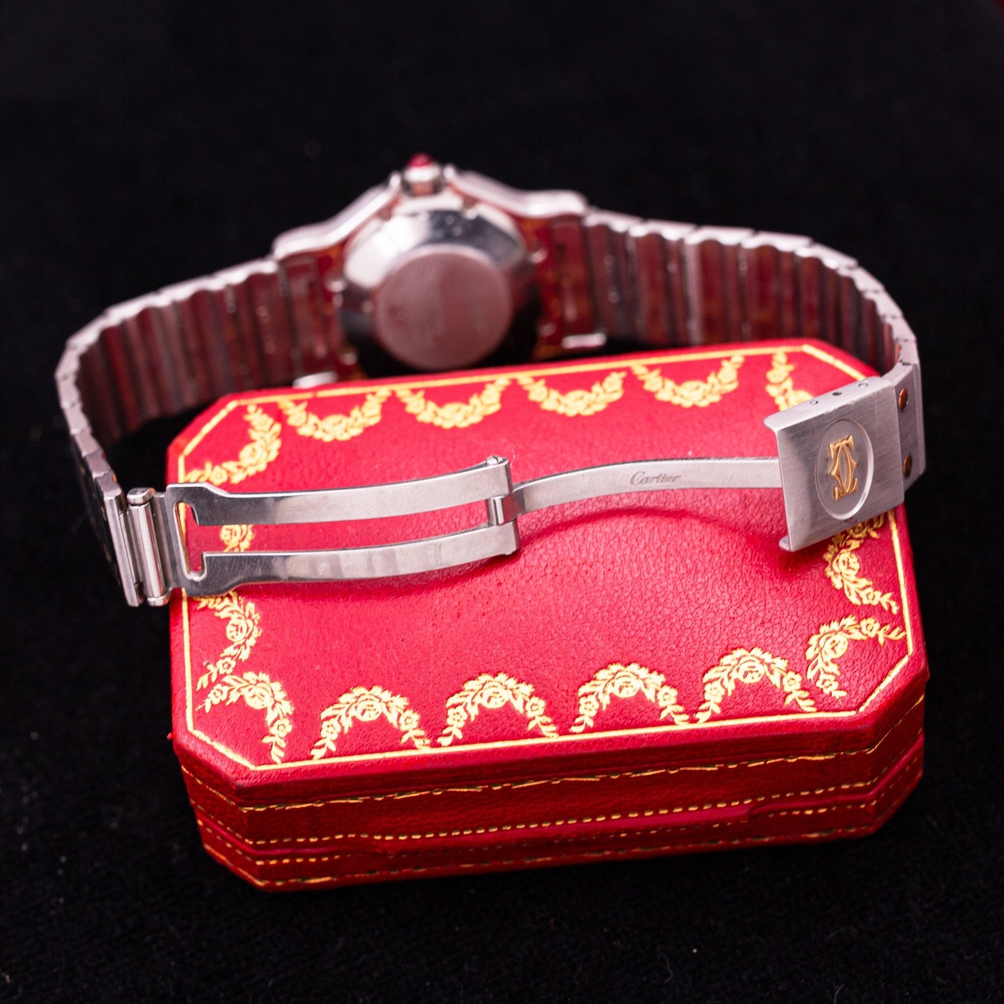 CARTIER SANTOS OCTOGONALE HOMME - montre vintage - Contre - Temps Paris