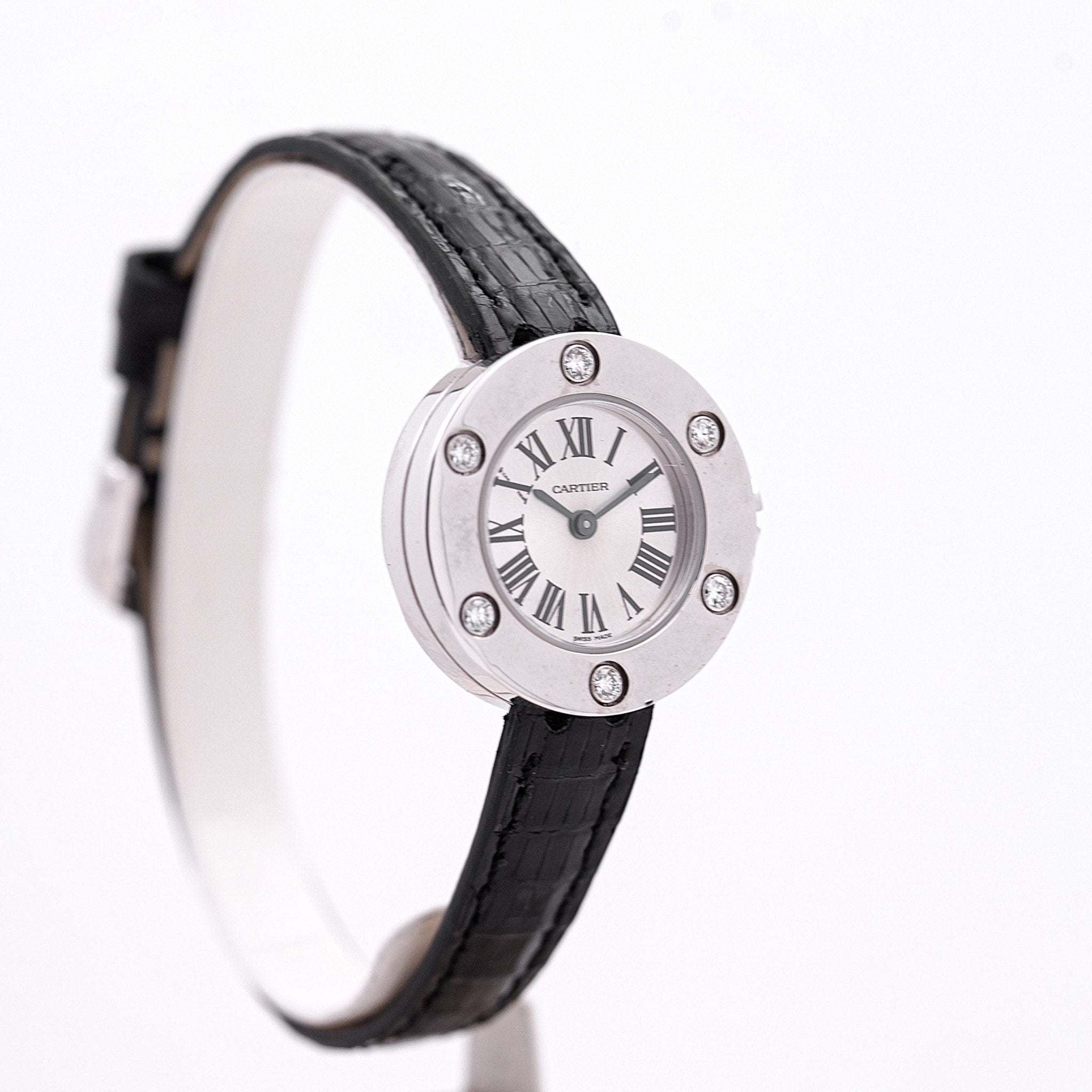 CARTIER MONTRE LOVE OR BLANC ET DIAMANTS - montre vintage - Contre - Temps Paris