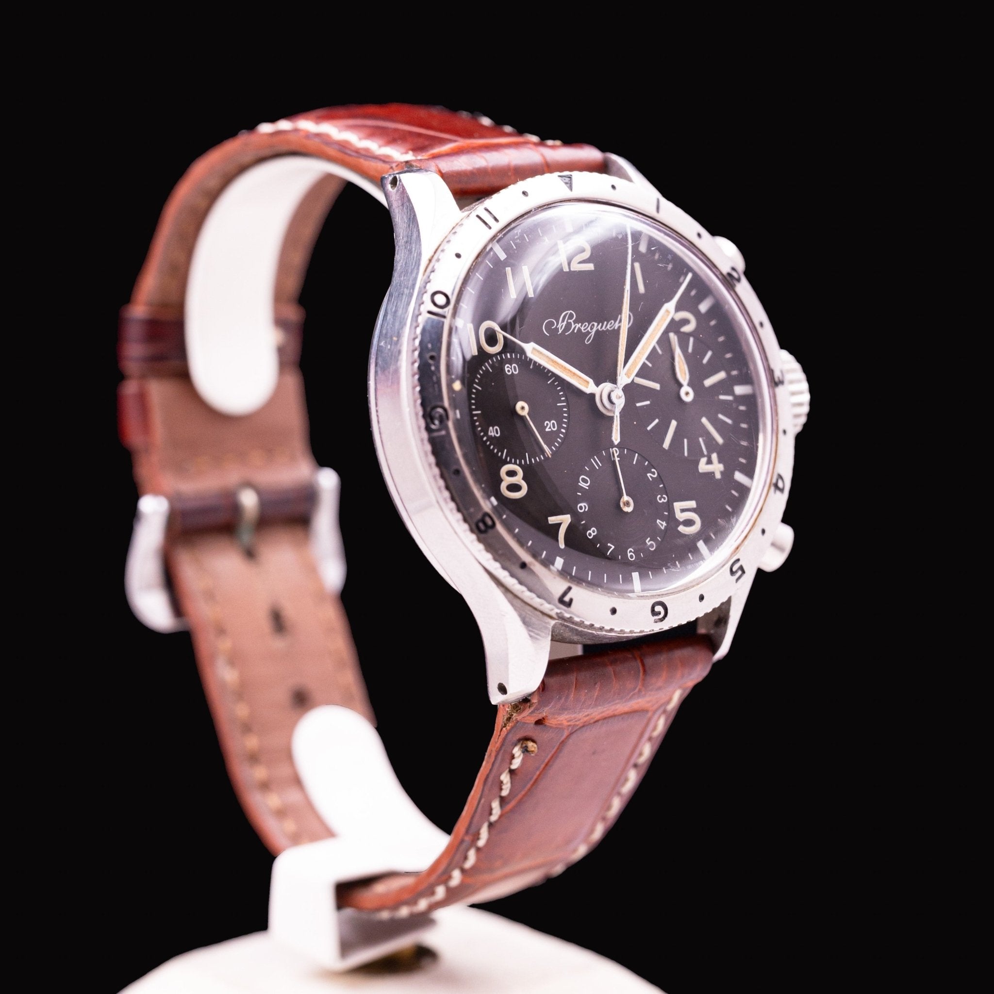 BREGUET CHRONOGRAPHE TYPE XX 3 COMPTEURS FLY BACK - montre vintage - Contre - Temps Paris