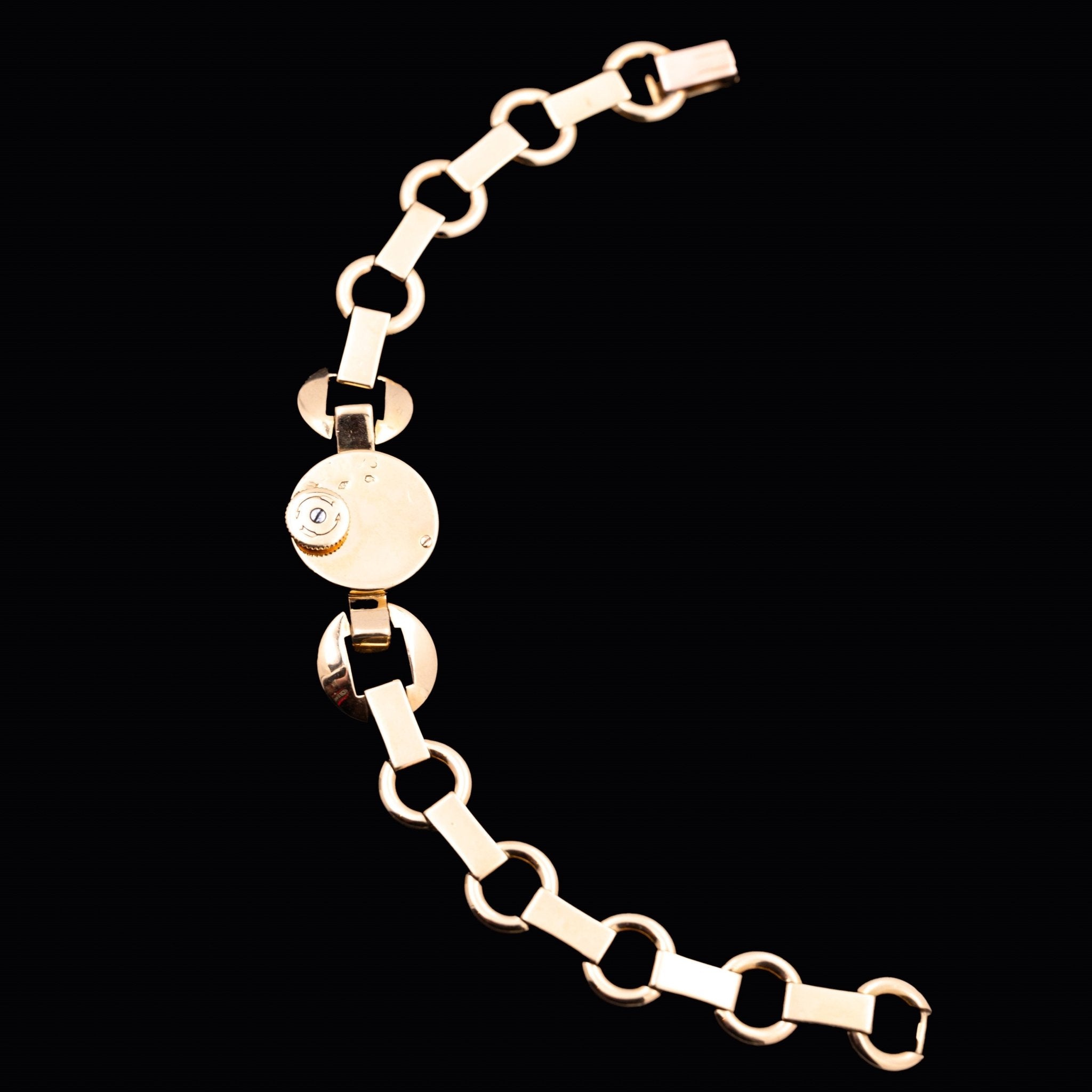 CARTIER LADY RONDE MINI OR - montre vintage - Contre - Temps Paris