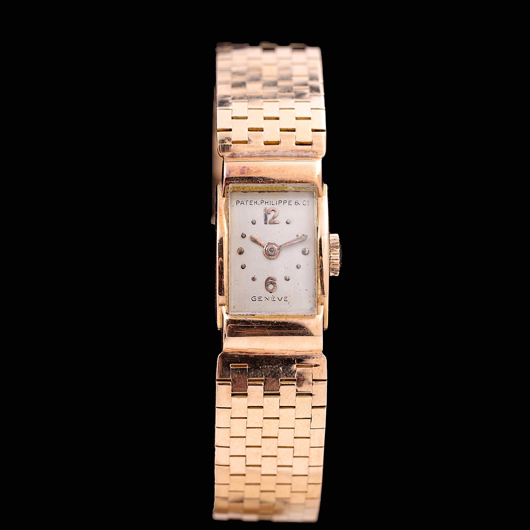 PATEK PHILIPPE VINTAGE TEGOLINO OR ROSE - montre vintage - Contre - Temps Paris