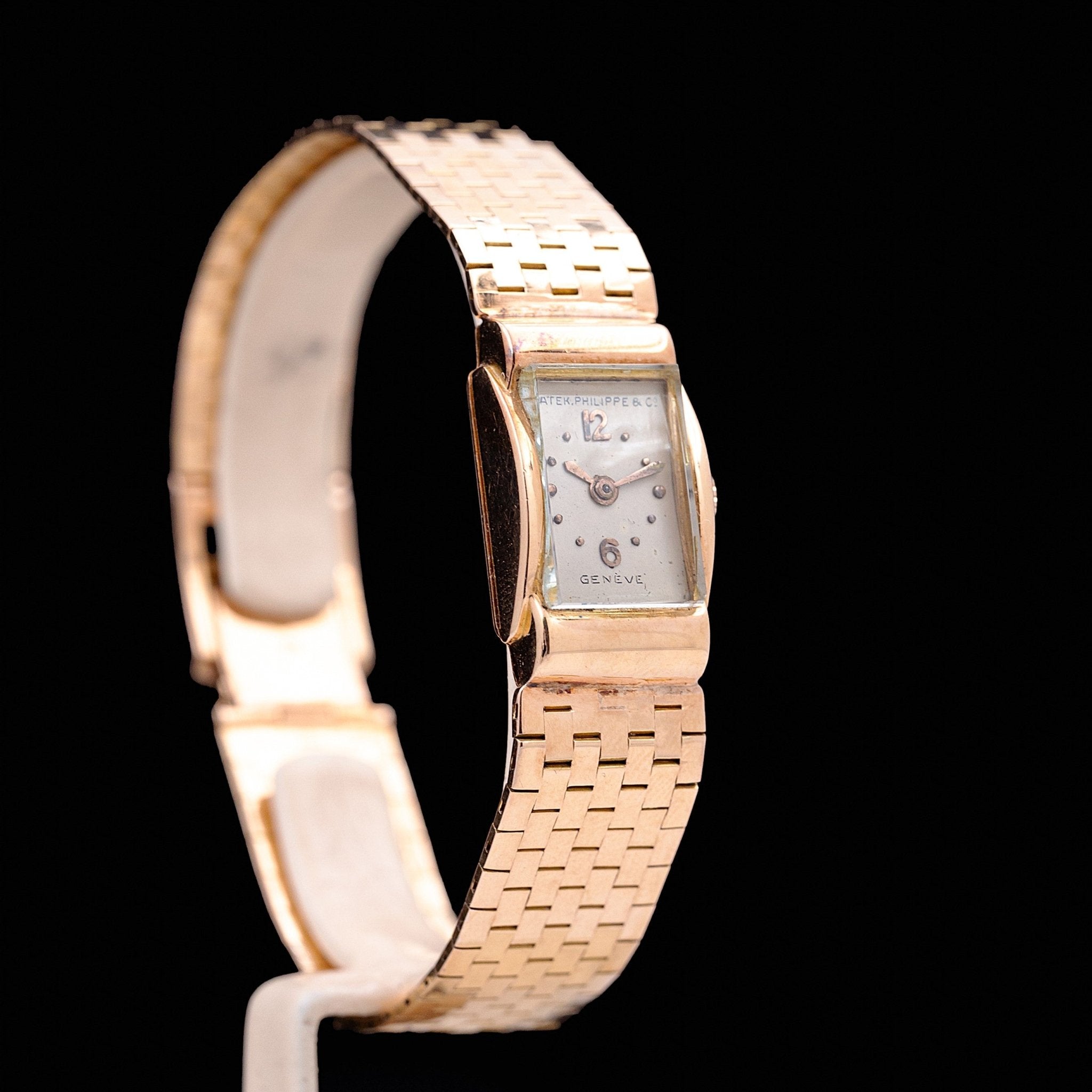 PATEK PHILIPPE VINTAGE TEGOLINO OR ROSE - montre vintage - Contre - Temps Paris