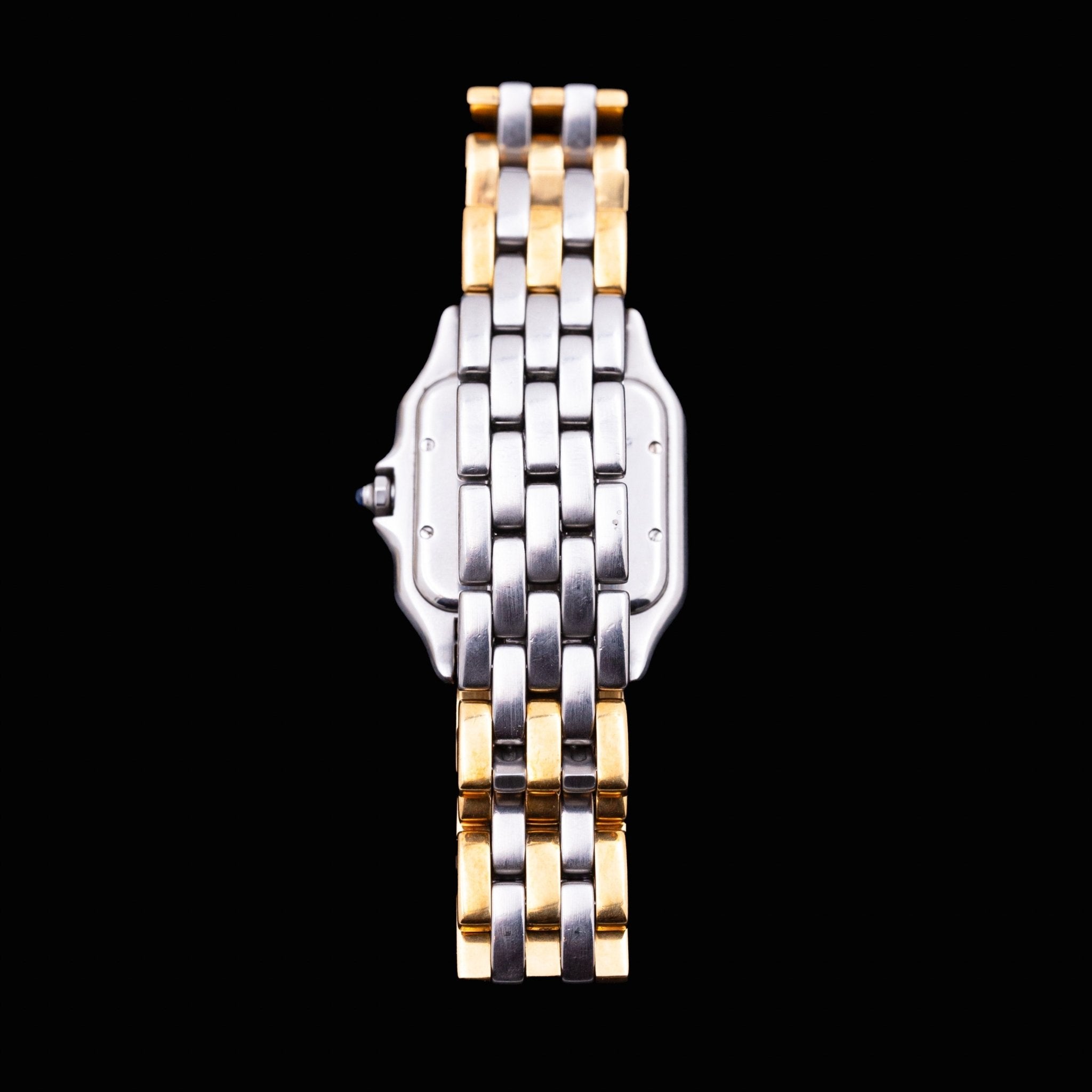 CARTIER PANTHERE OR ET ACIER MEDIUM - montre vintage - Contre - Temps Paris