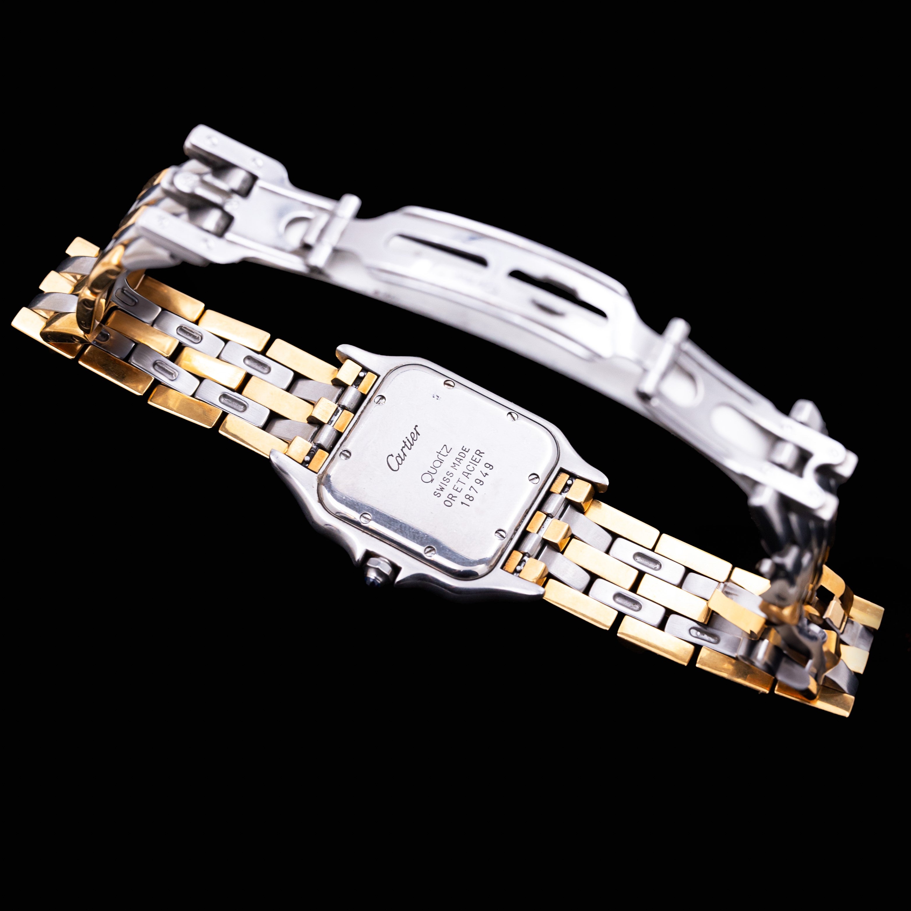 CARTIER PANTHERE OR ET ACIER MEDIUM