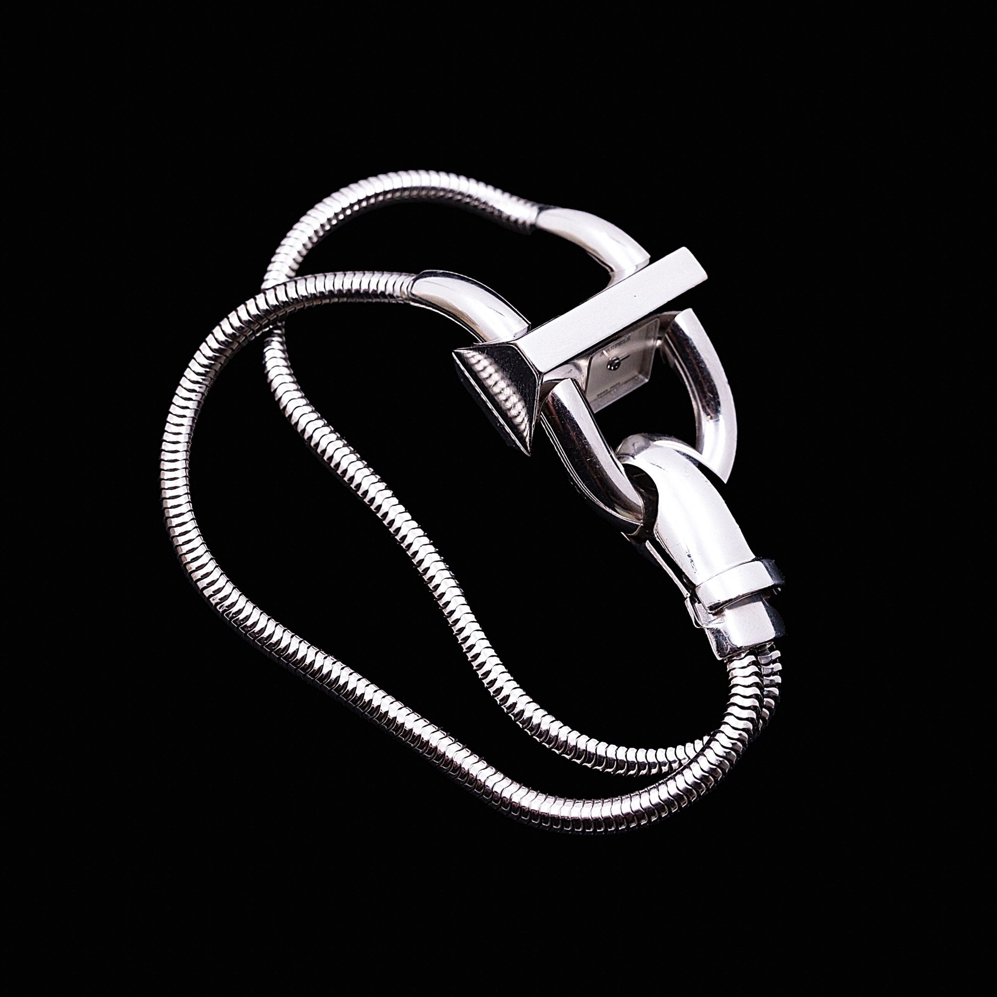 VAN CLEEF & ARPELS CADENAS VINTAGE II OR BLANC - montre vintage - Contre - Temps Paris