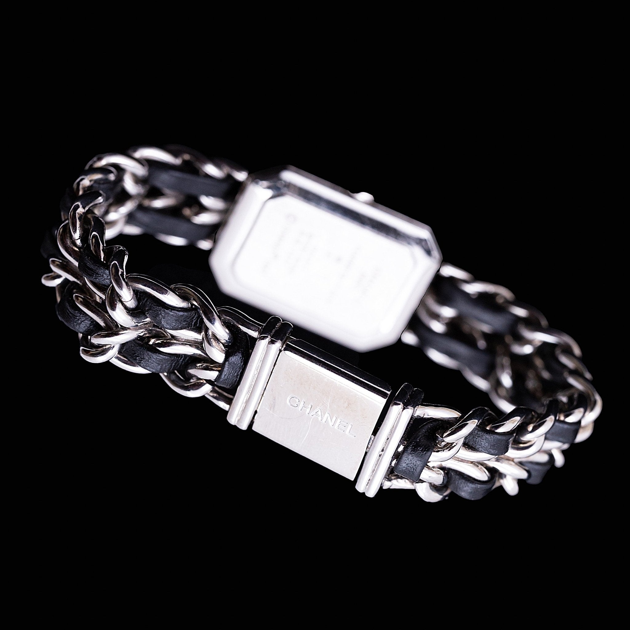 CHANEL PREMIERE ORIGINALE ACIER ET CUIR - montre vintage - Contre - Temps Paris