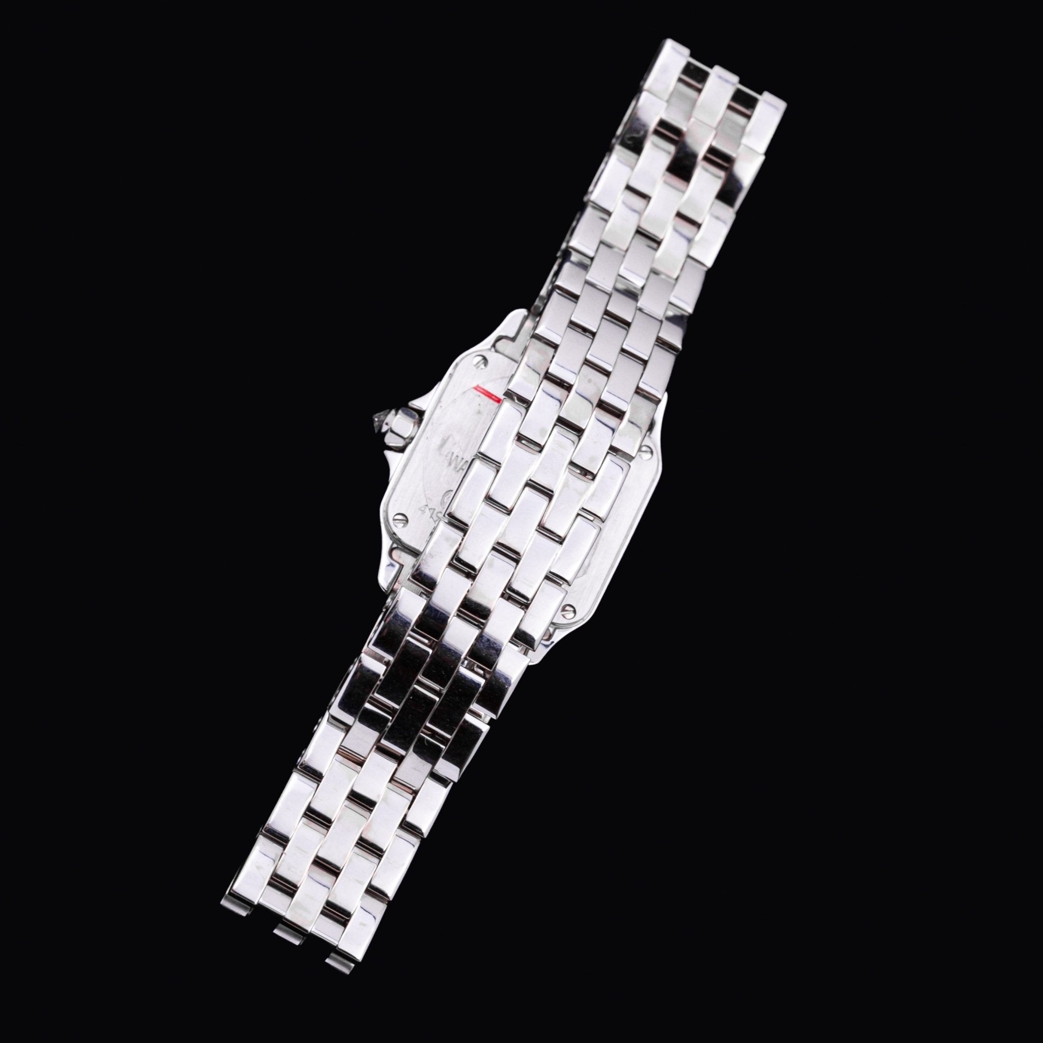 CARTIER SANTOS DEMOISELLE OR BLANC ET DIAMANTS - montre vintage - Contre - Temps Paris