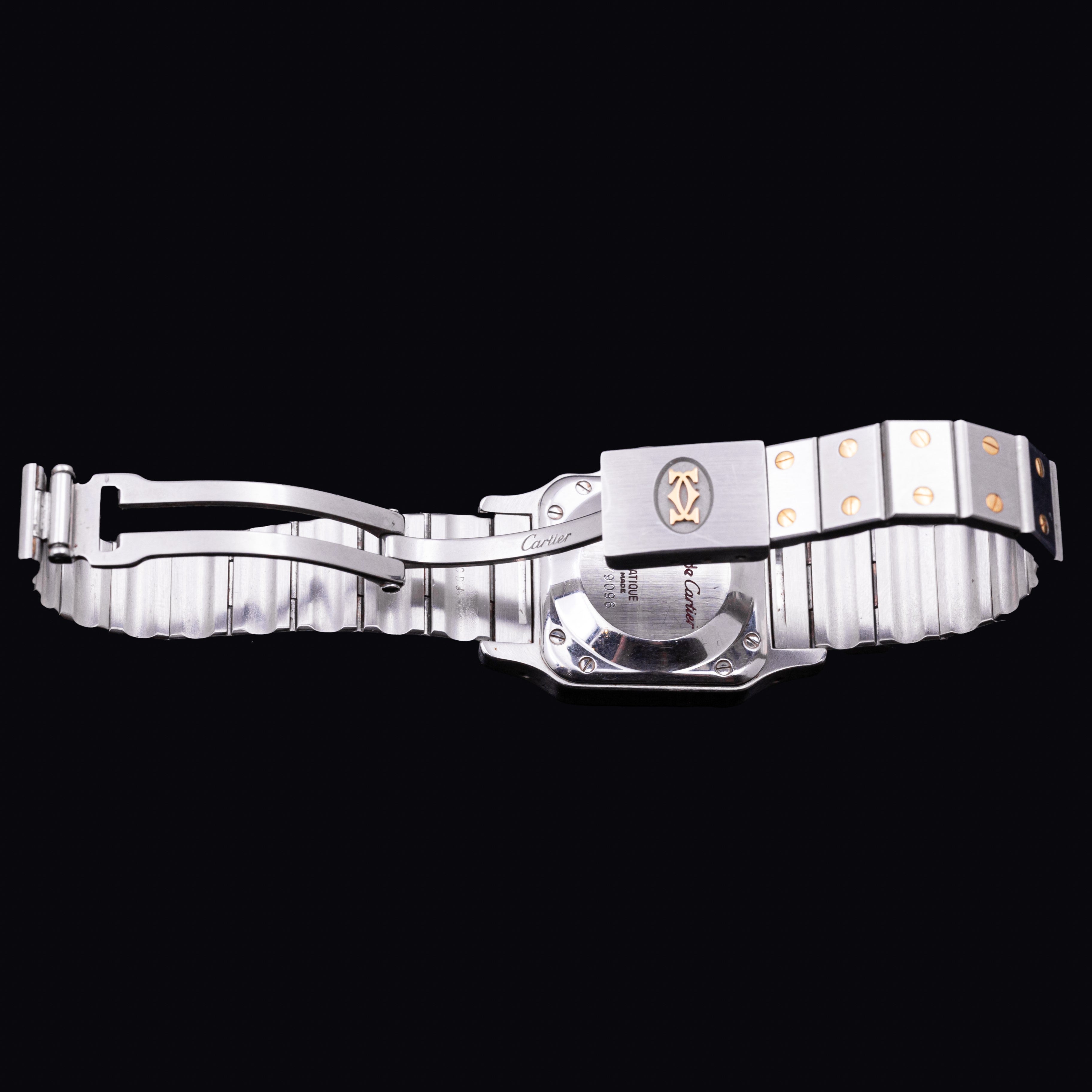 CARTIER SANTOS AUTOMATIQUE OR ET ACIER SMALL