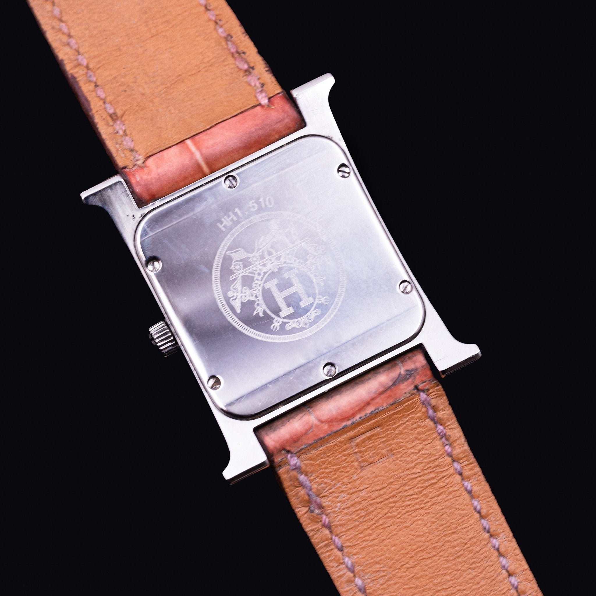 HERMES HEURE H GRANDE TAILLE - montre vintage - Contre - Temps Paris